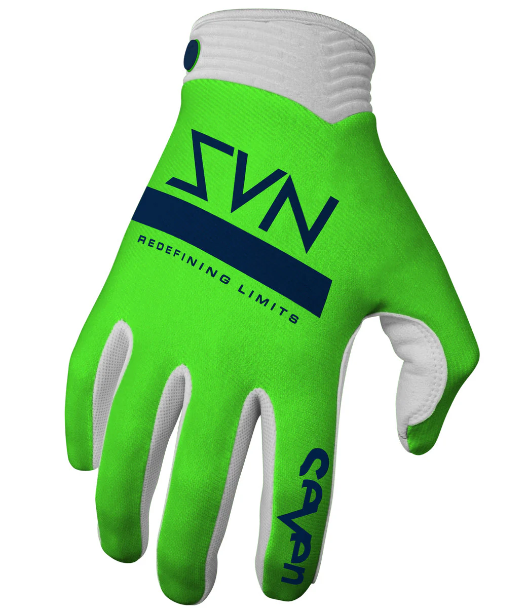 Seven Guante Zero Contour - Flo Green