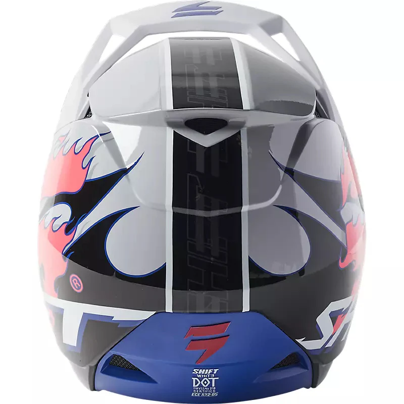 Shift Casco Moto White Label Burntable Gris/Negro - Image 4