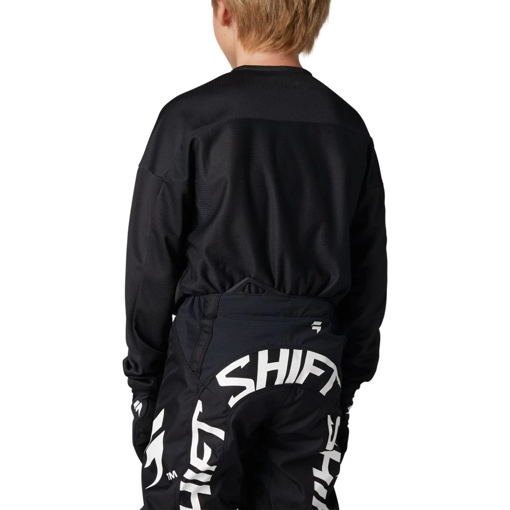 Shift Polera Moto Niño White Label Bliss Negro - Image 2