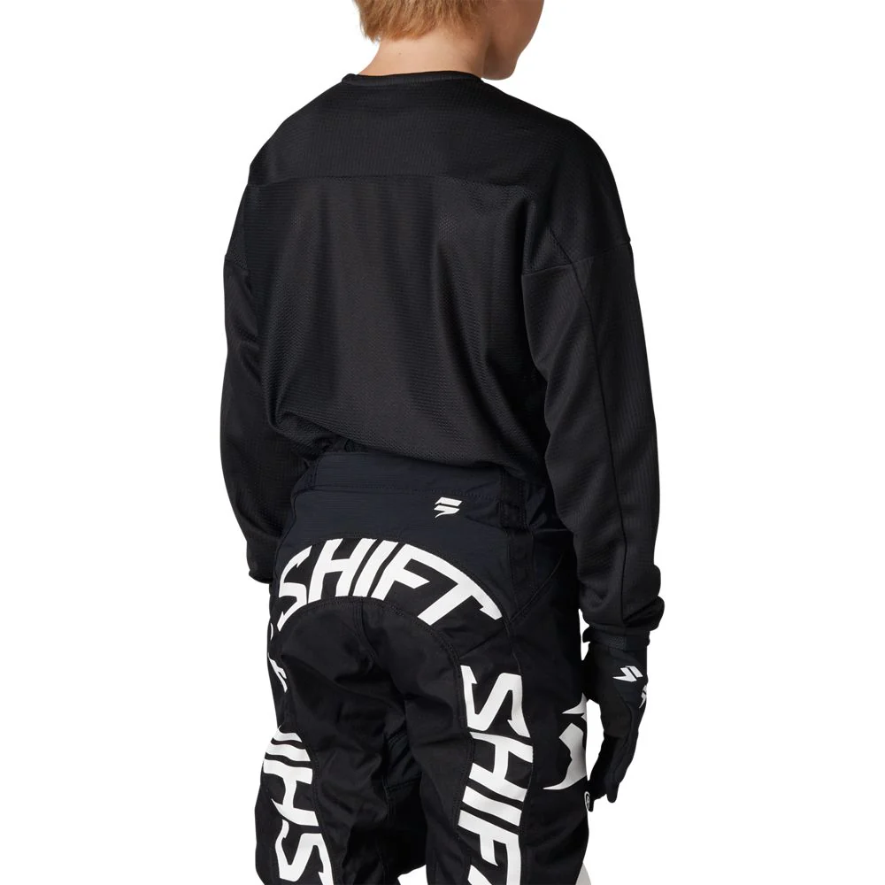 Shift Polera Moto Niño White Label Bliss Negro - Image 4