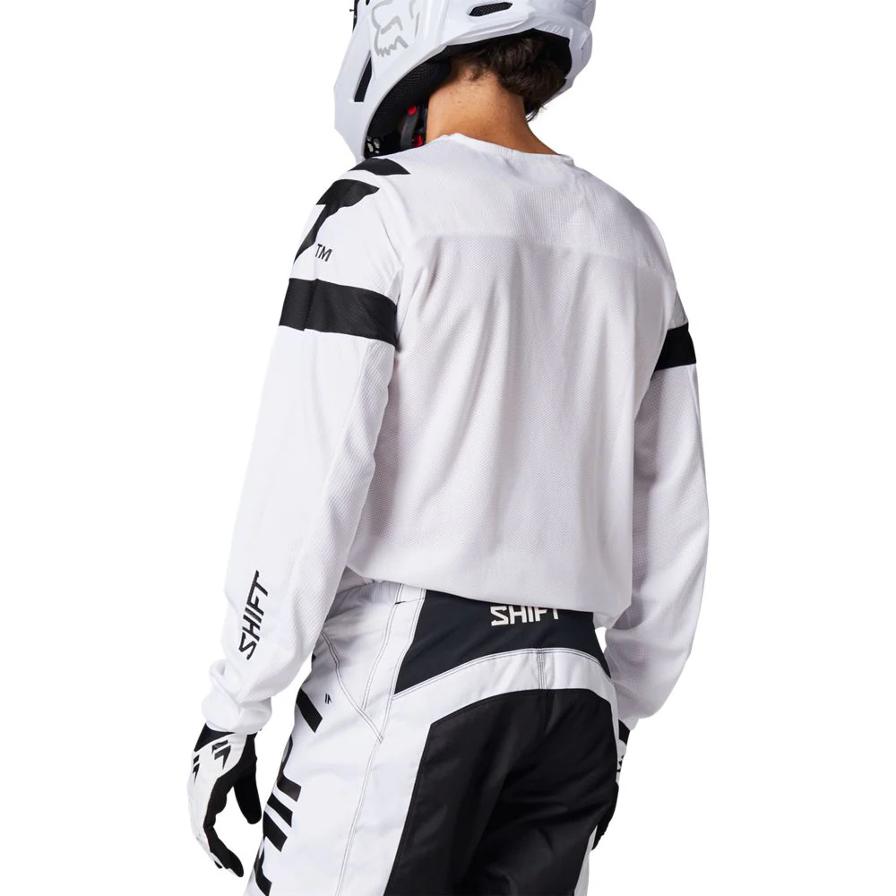 Shift Polera Moto Whit3 Label Void Blanco/Negro - Image 2