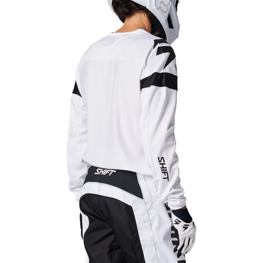 Shift Polera Moto Whit3 Label Void Blanco/Negro - Image 4