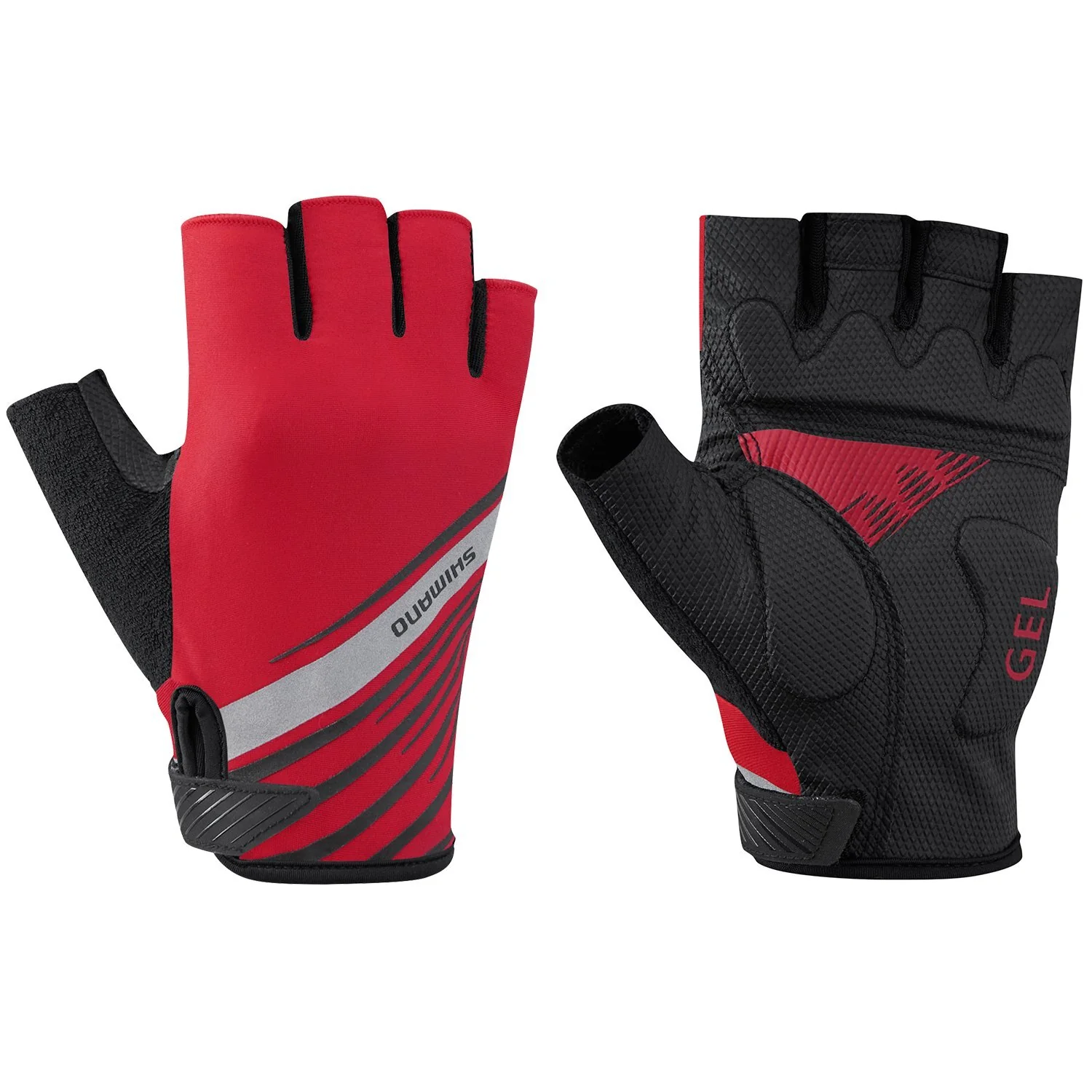 Shimano Guantes Rojo Talla XL Hombre, Ind.Pack