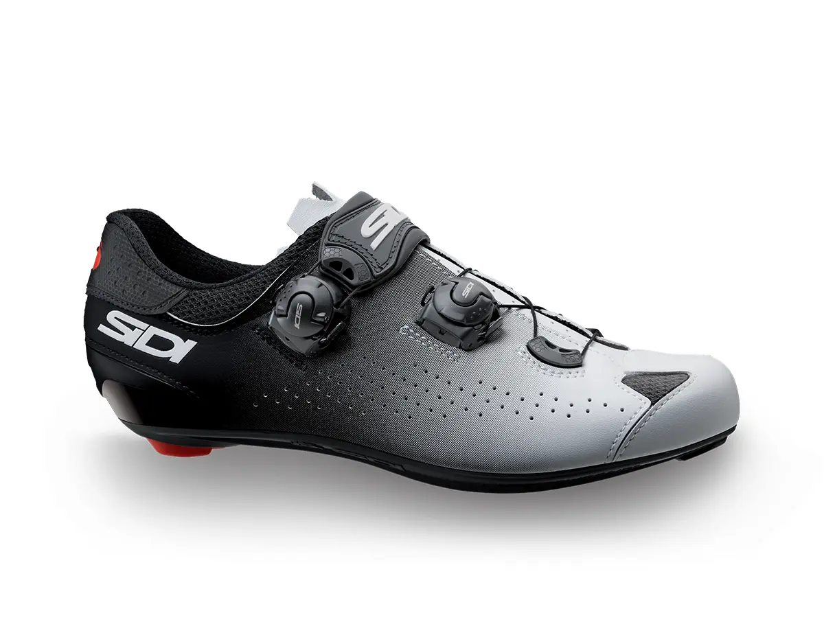 Zapatilla Ciclismo Sidi Ruta Genius 10 Mega Blanco/Negro