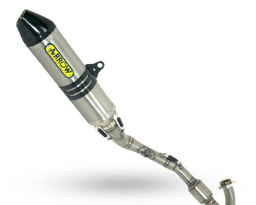 Sistema de escape completo de titanio Mx Competition para Kawasaki kx250F '09-'13 | Arrow