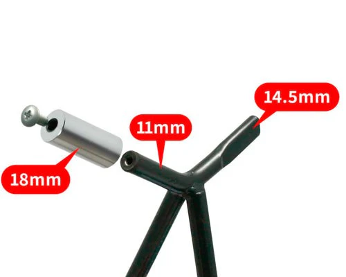 Soporte triangular lateral MX Gunmetal | DRC - Image 3
