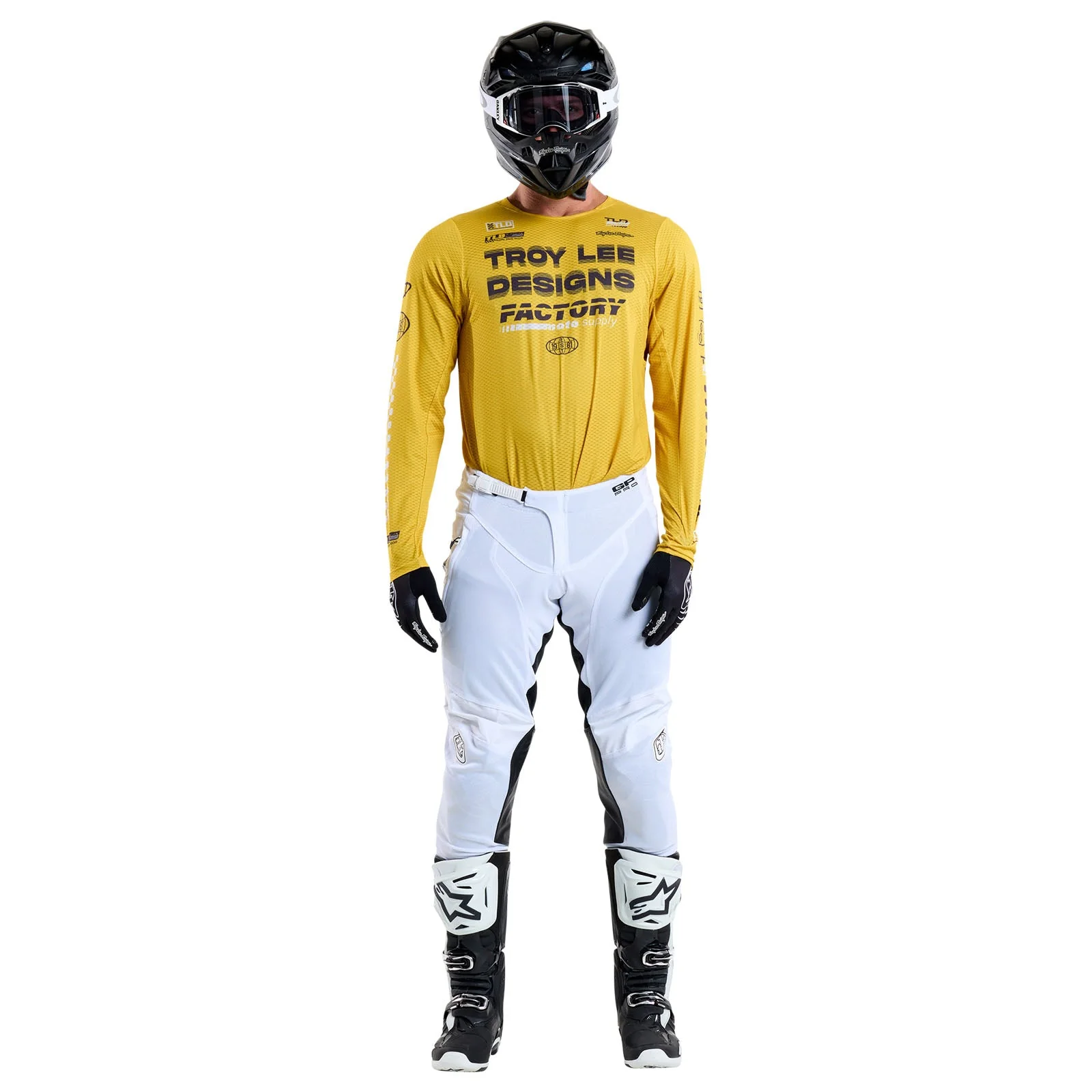 Troy Lee Designs Pantalones GP Pro Air Mono Blanco - Image 12