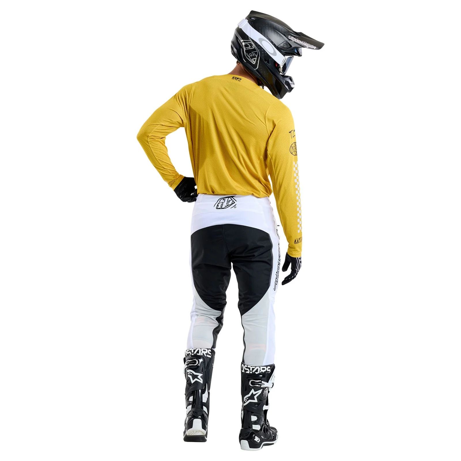 Troy Lee Designs Pantalones GP Pro Air Mono Blanco - Image 16