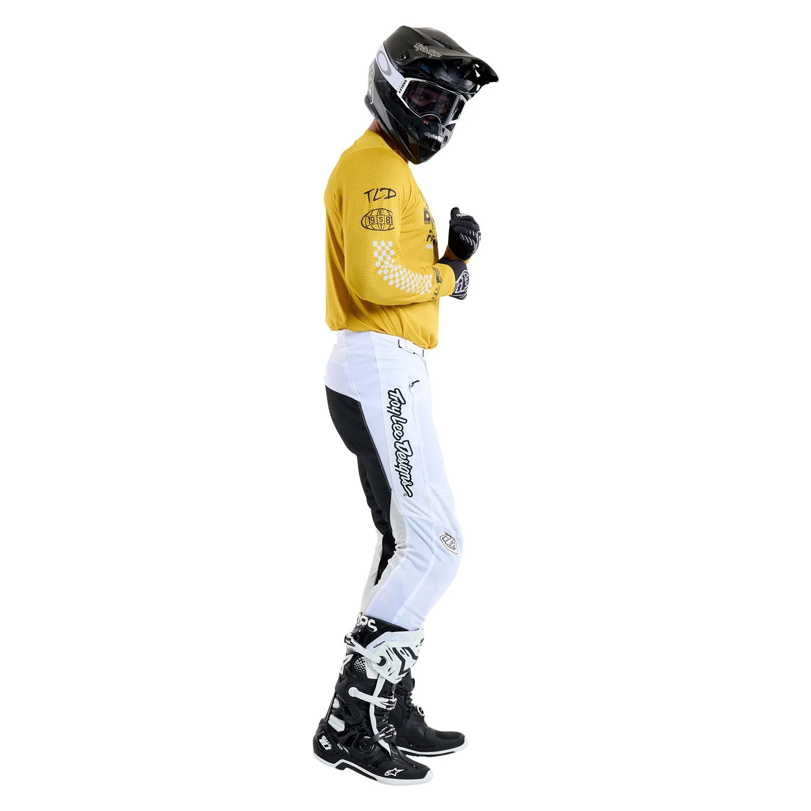 Troy Lee Designs Pantalones GP Pro Air Mono Blanco - Image 17
