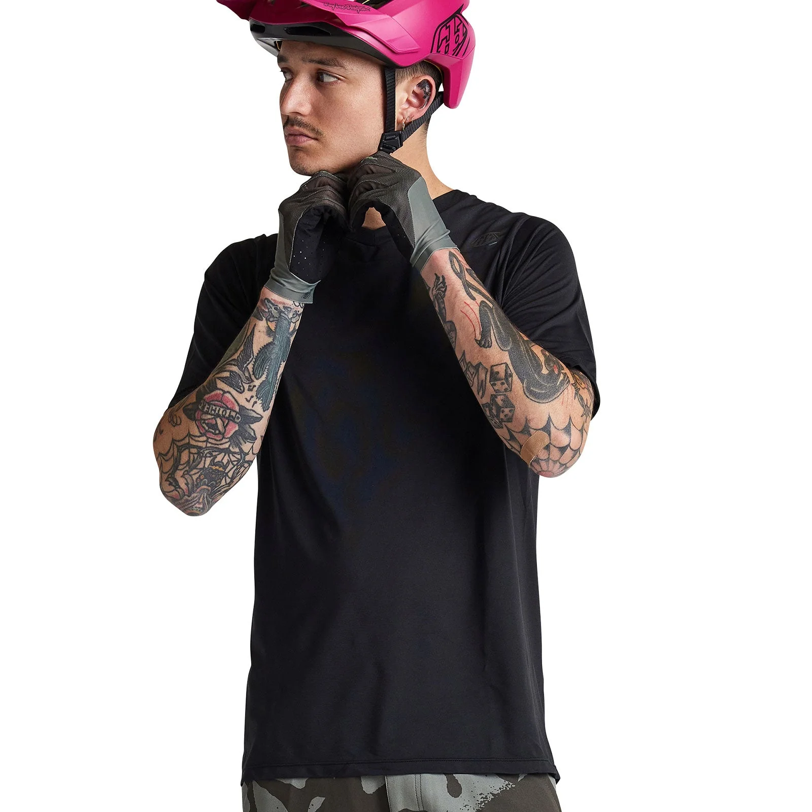 Troy Lee Designs Polera de Bicicleta SS Mono Black - Image 4