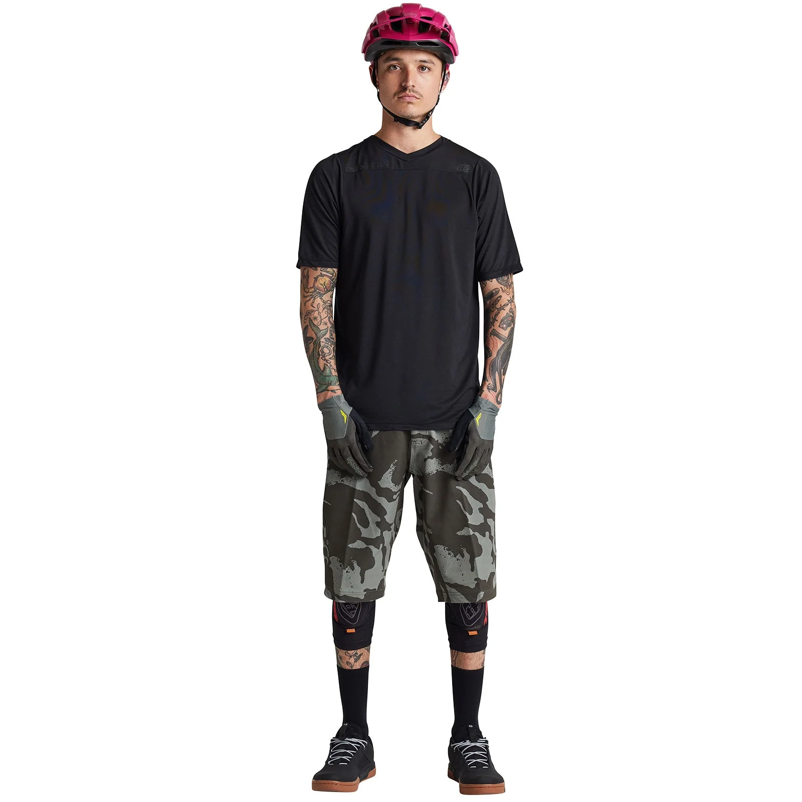Troy Lee Designs Polera de Bicicleta SS Mono Black - Image 5