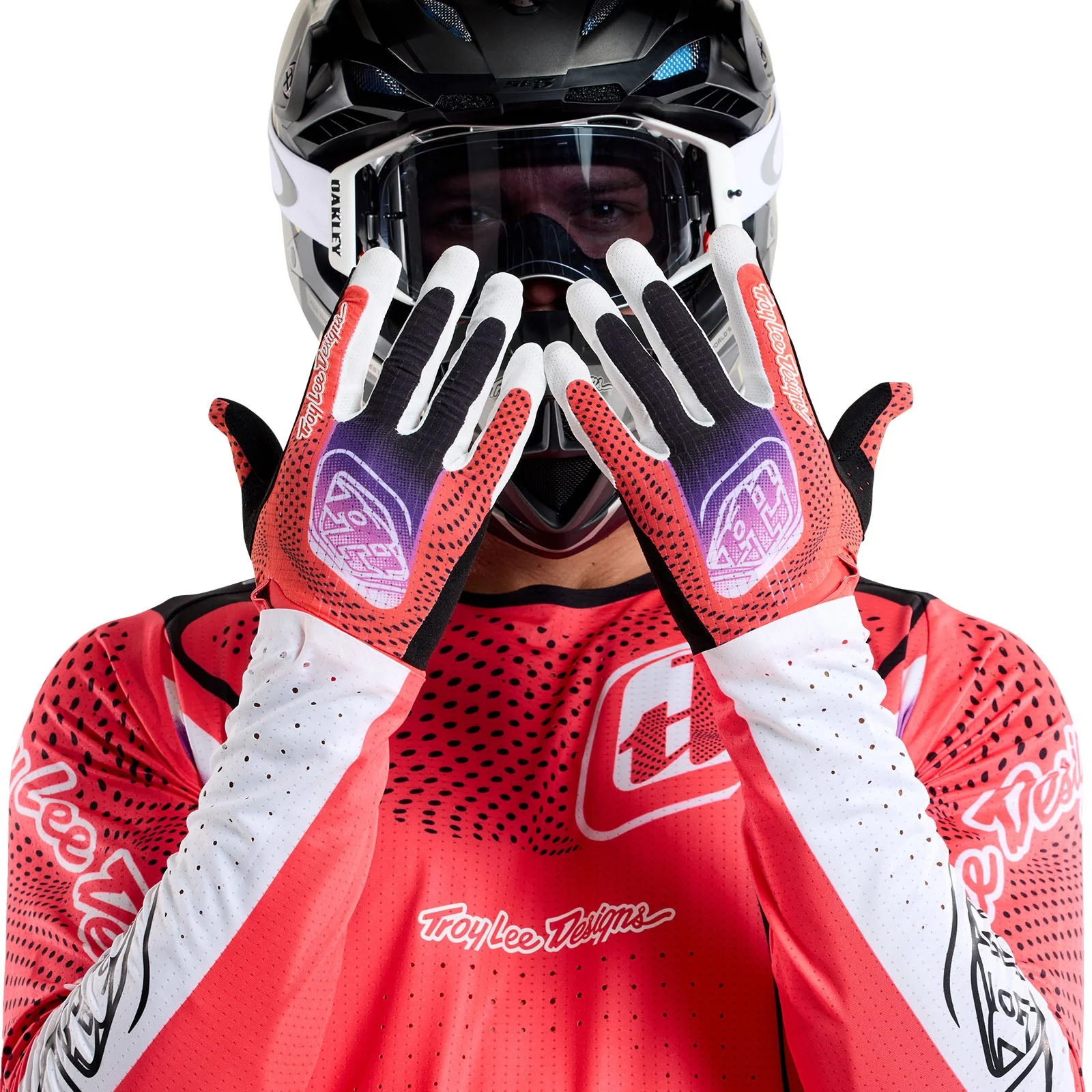 Troy Lee Designs Guantes Air Optic Infra Rojo - Image 3