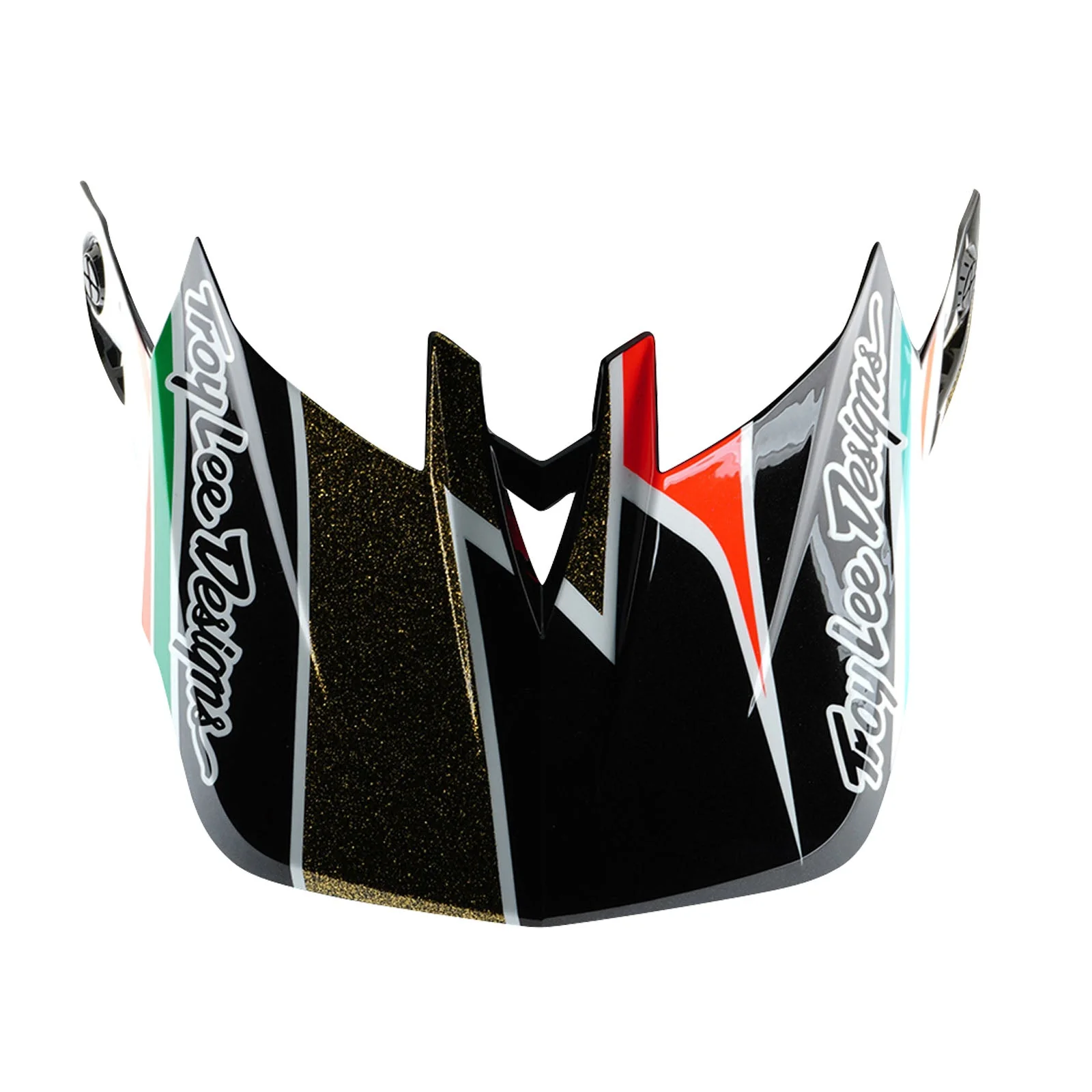 Troy Lee Designs Casco De Bicicleta D4 Carbon Frames Negro/Gold - Image 9