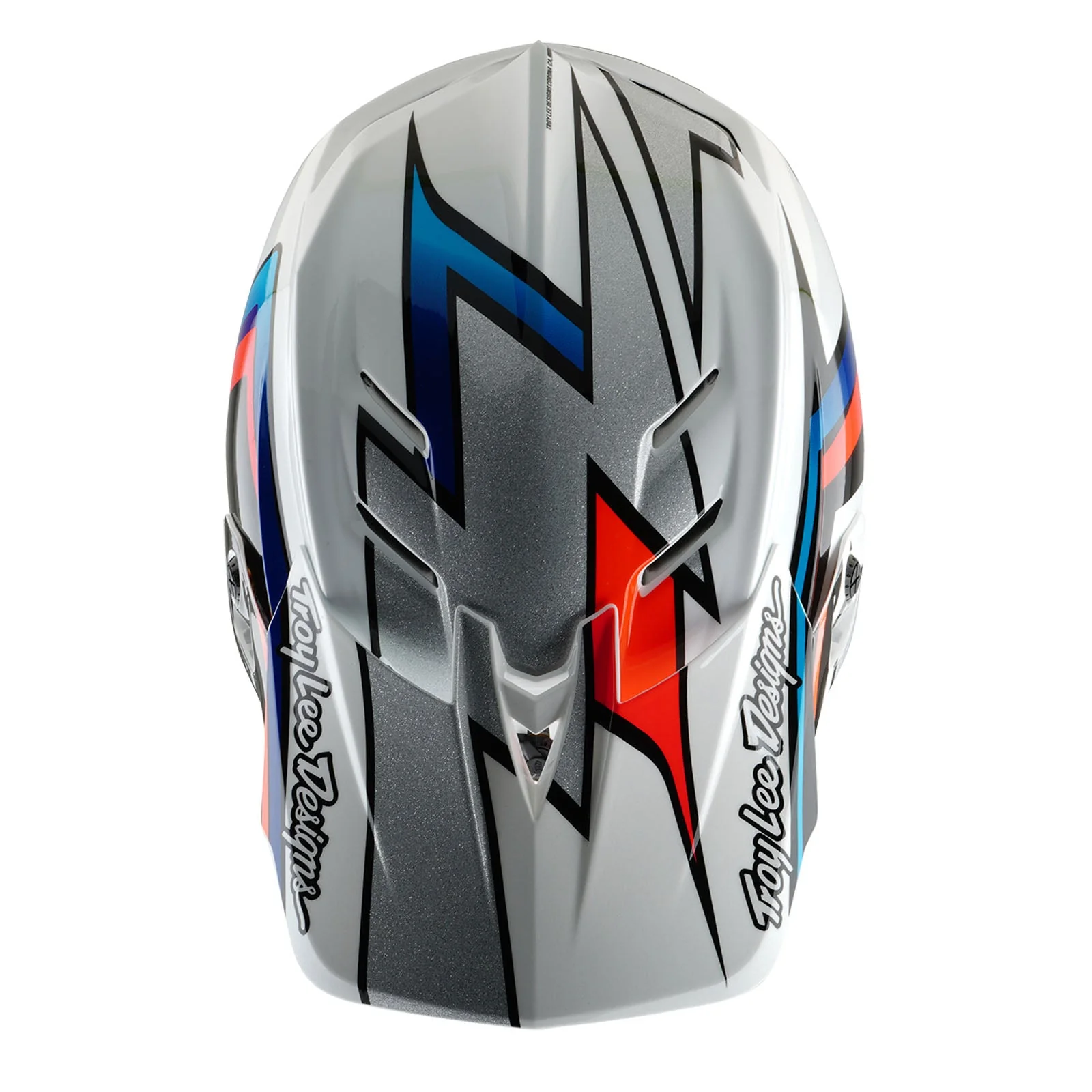 Troy Lee Designs Casco De Bicicleta D4 Composite Frames Blanco/Gris - Image 8