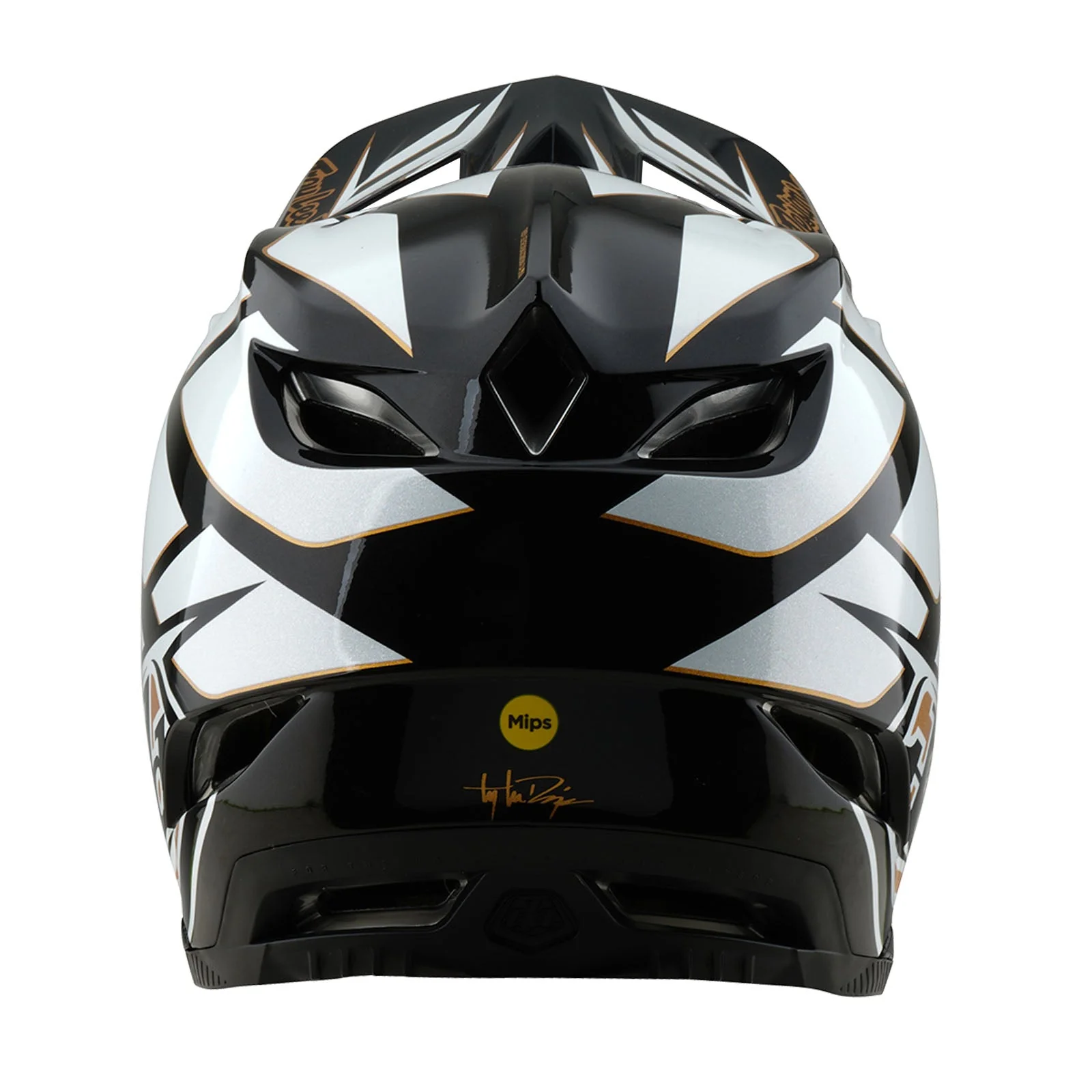 Troy Lee Designs Casco De Bicicleta D4 Composite Ghostwing Blanco - Image 3