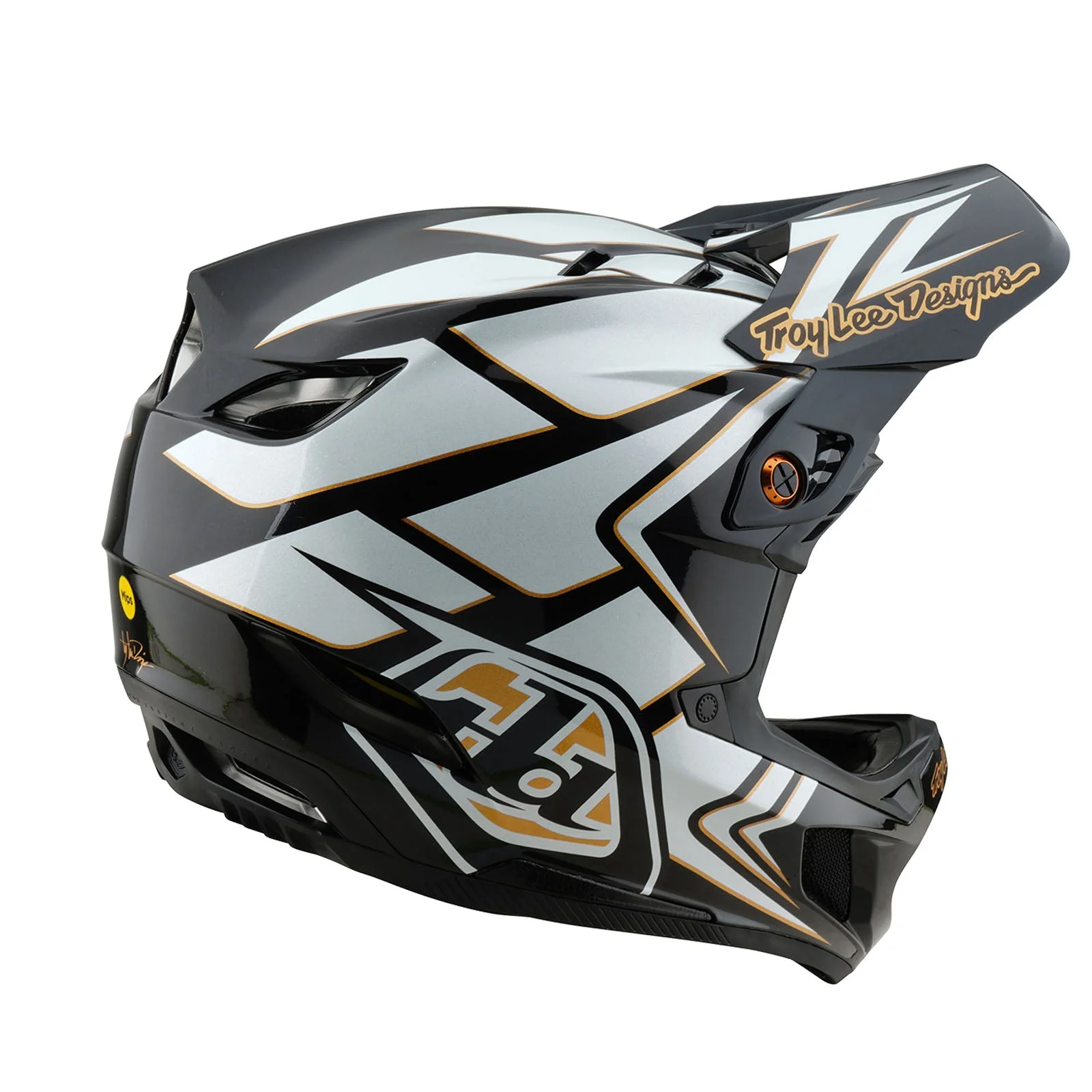 Troy Lee Designs Casco De Bicicleta D4 Composite Ghostwing Blanco - Image 4