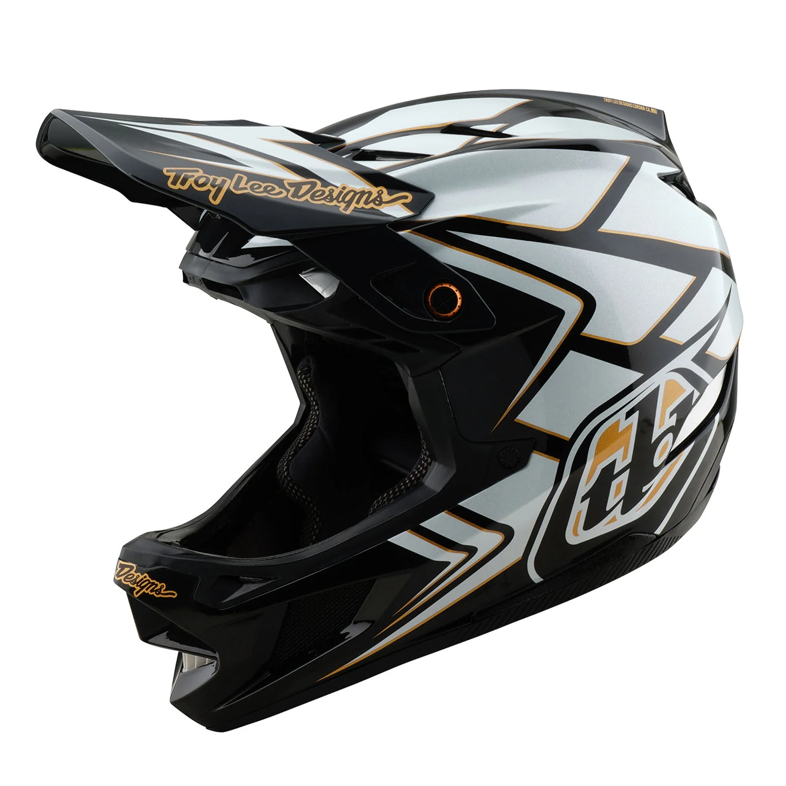Troy Lee Designs Casco De Bicicleta D4 Composite Ghostwing Blanco - Image 7