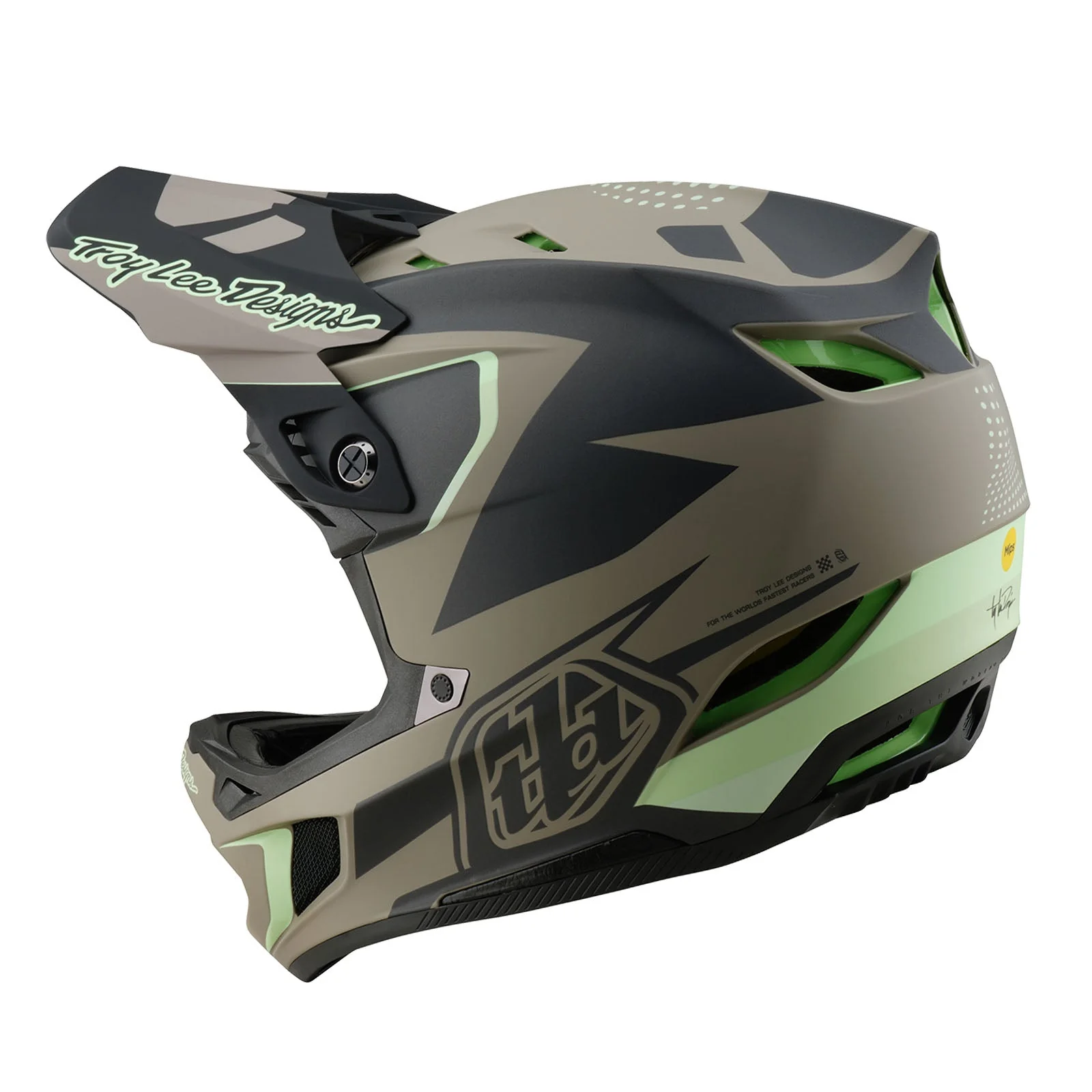 Troy Lee Designs Casco De Bicicleta D4 Composite Optic Timber - Image 2