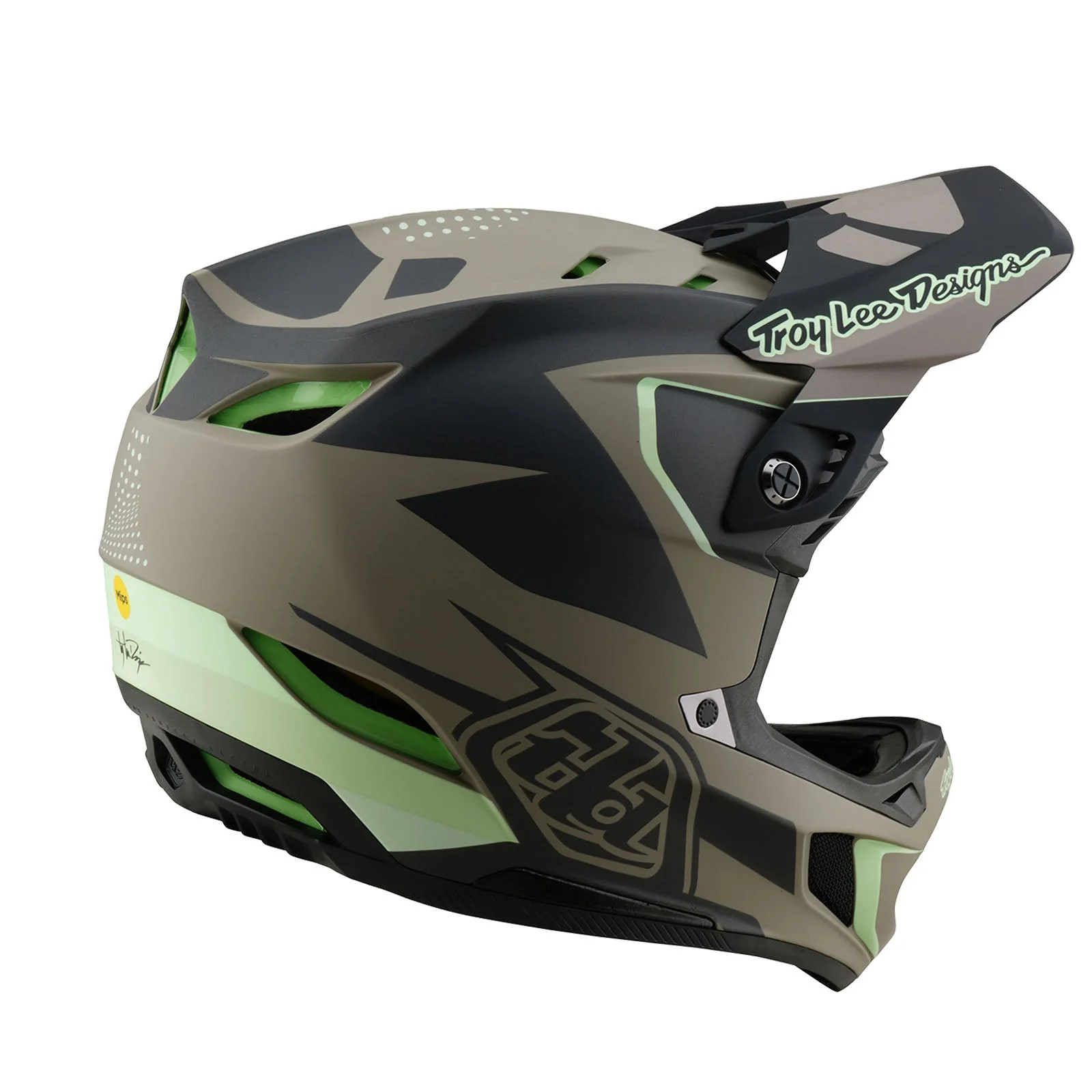 Troy Lee Designs Casco De Bicicleta D4 Composite Optic Timber - Image 4