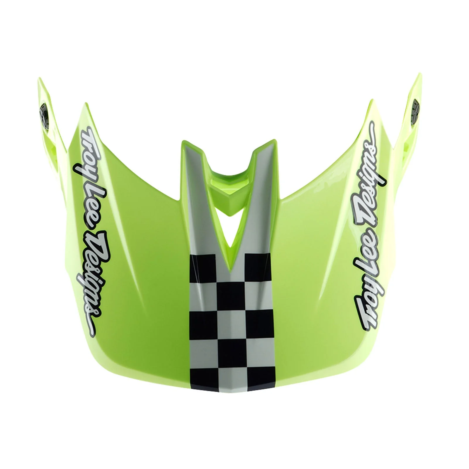 Troy Lee Designs Casco De Bicicleta D4 Polyacrylite Fifty-50 Navy/Glo Amarillo - Image 9