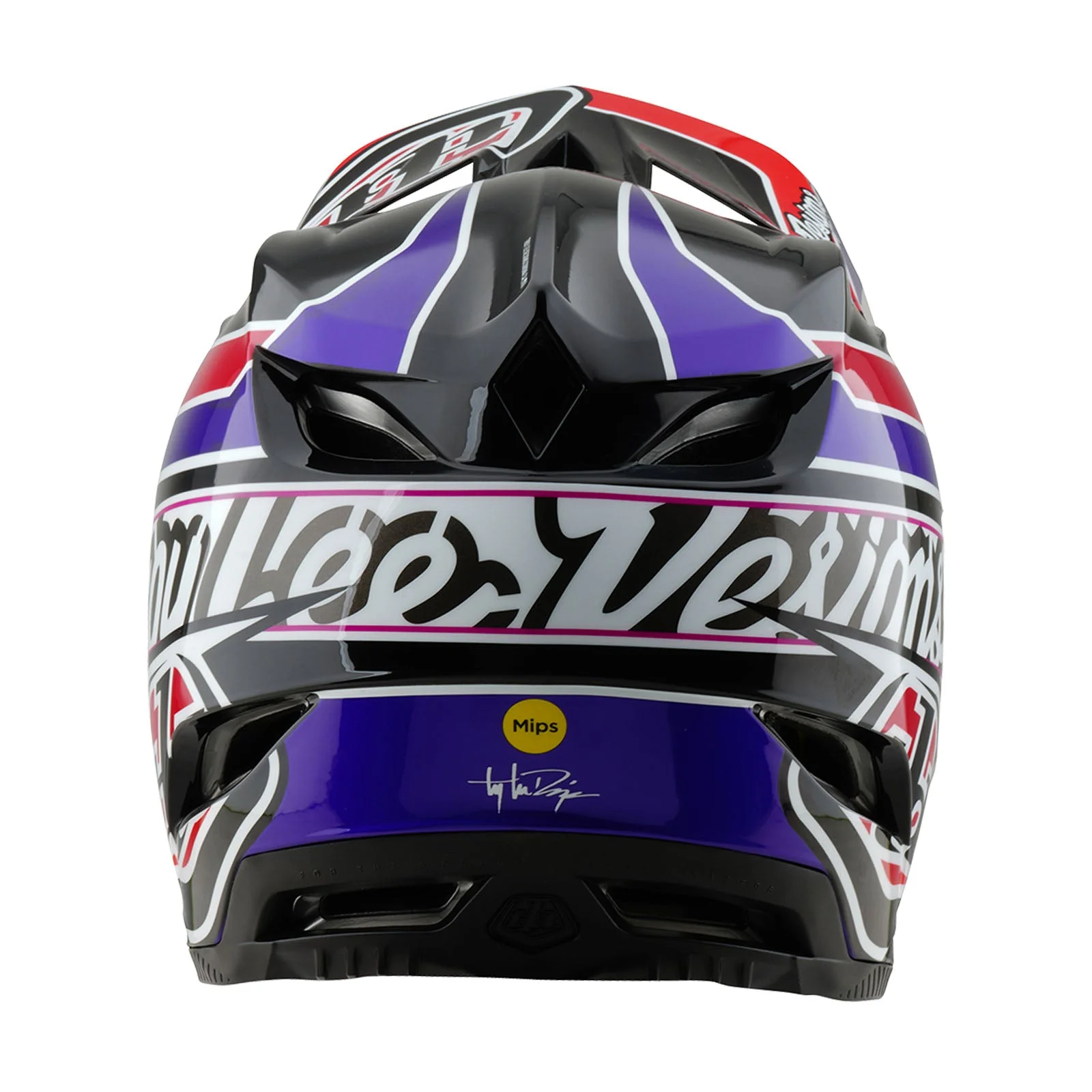 Troy Lee Designs Casco De Bicicleta D4 Polyacrylite Linear Black - Image 3