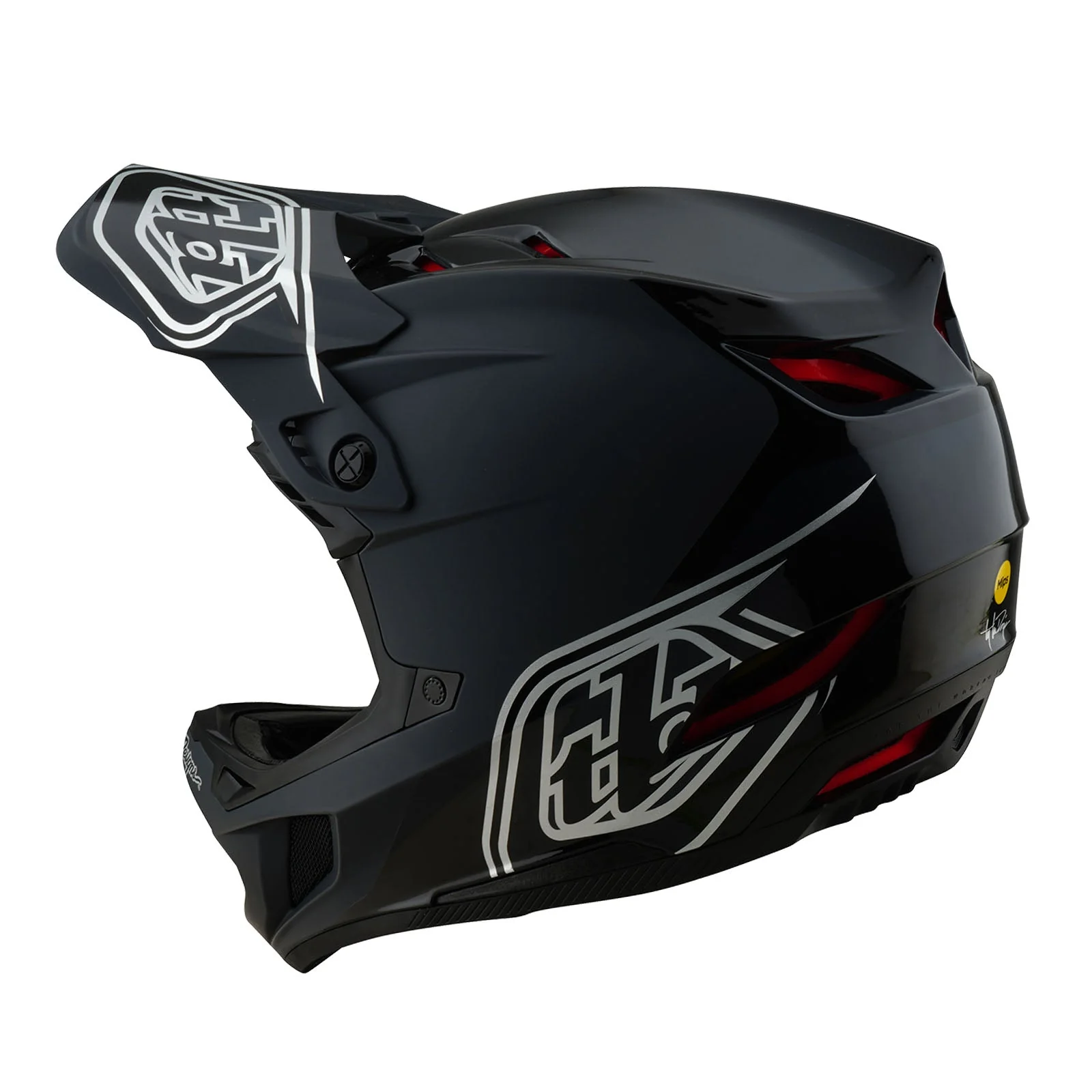 Troy Lee Designs Casco De Bicicleta D4 Polyacrylite Shadow Black - Image 2