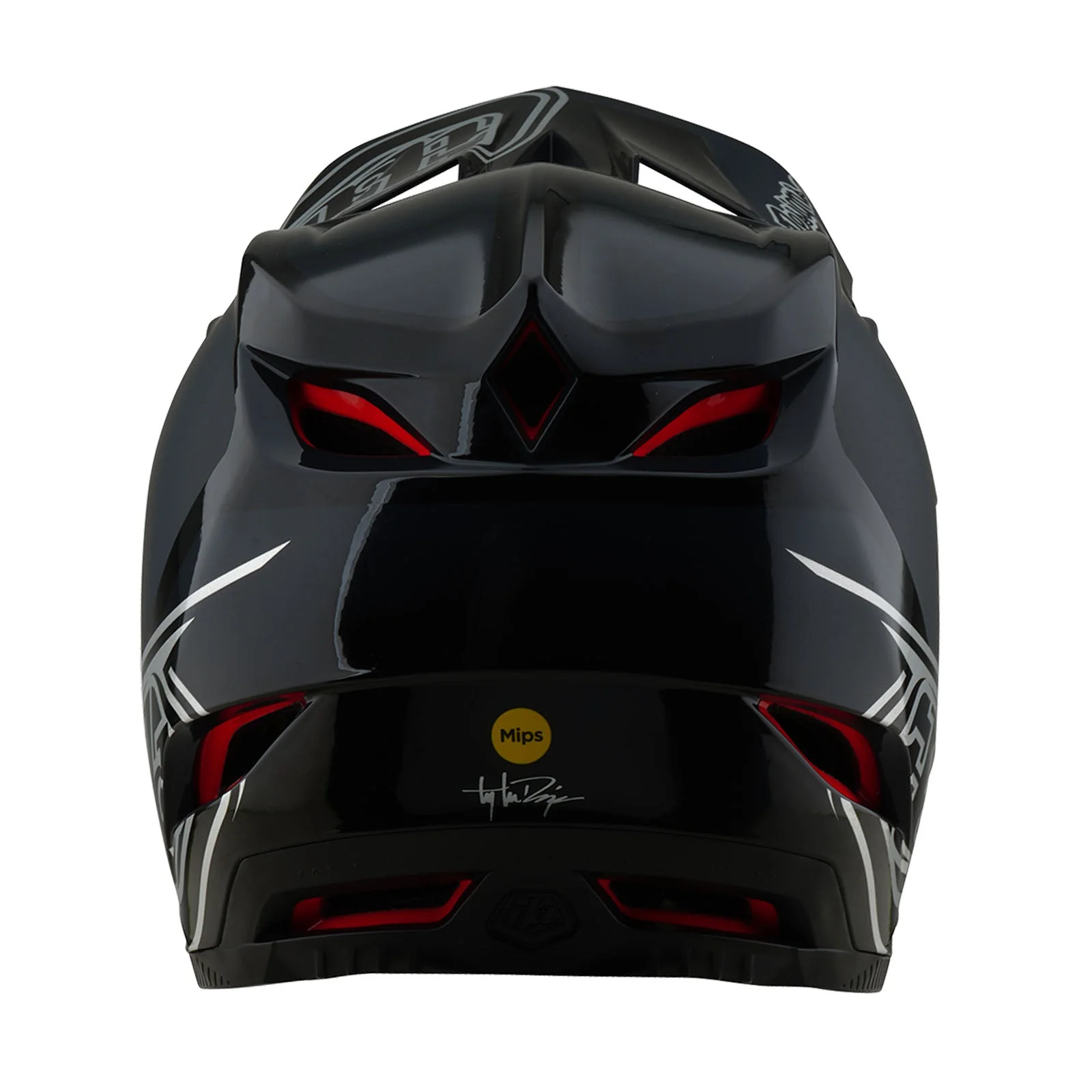 Troy Lee Designs Casco De Bicicleta D4 Polyacrylite Shadow Black - Image 3