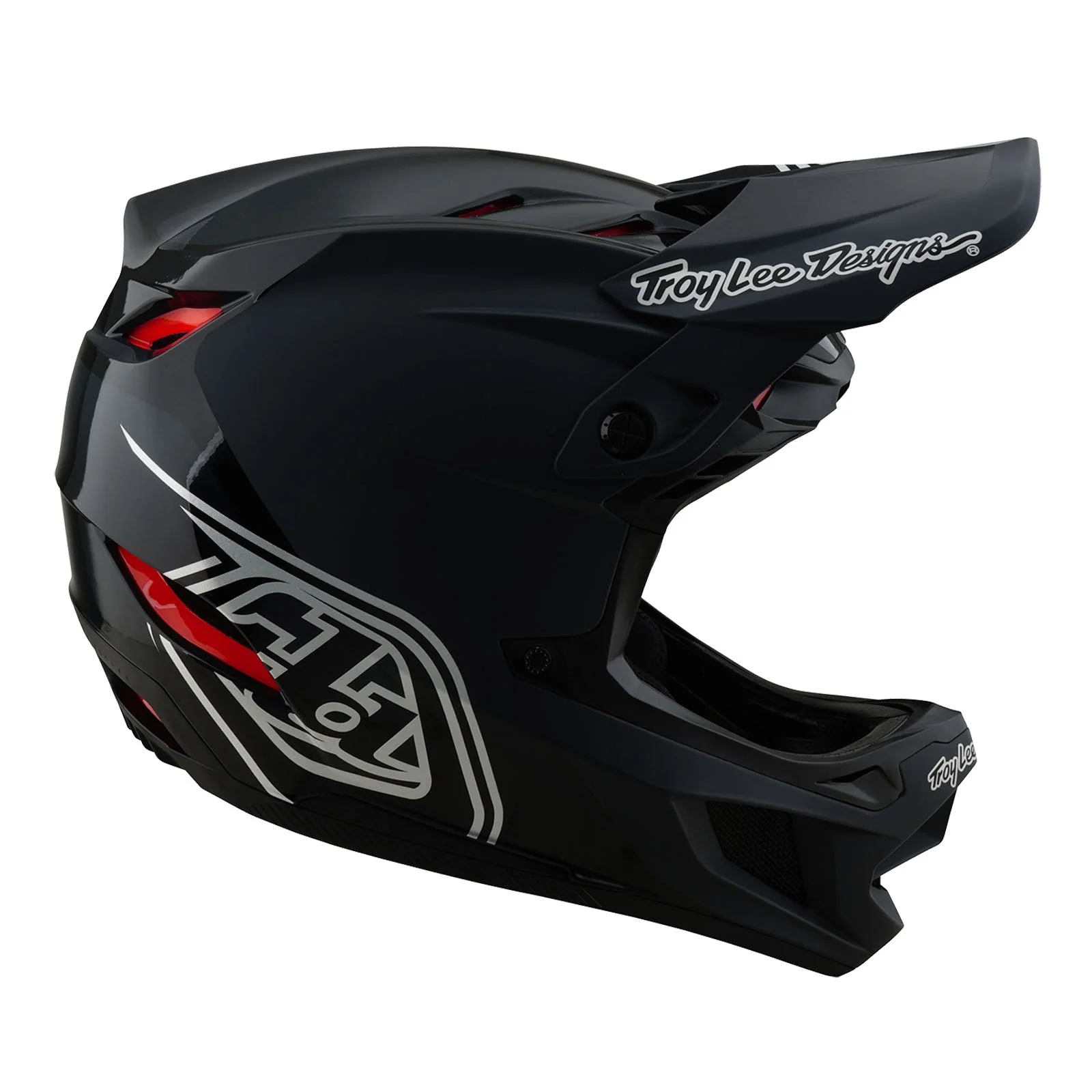 Troy Lee Designs Casco De Bicicleta D4 Polyacrylite Shadow Black - Image 5