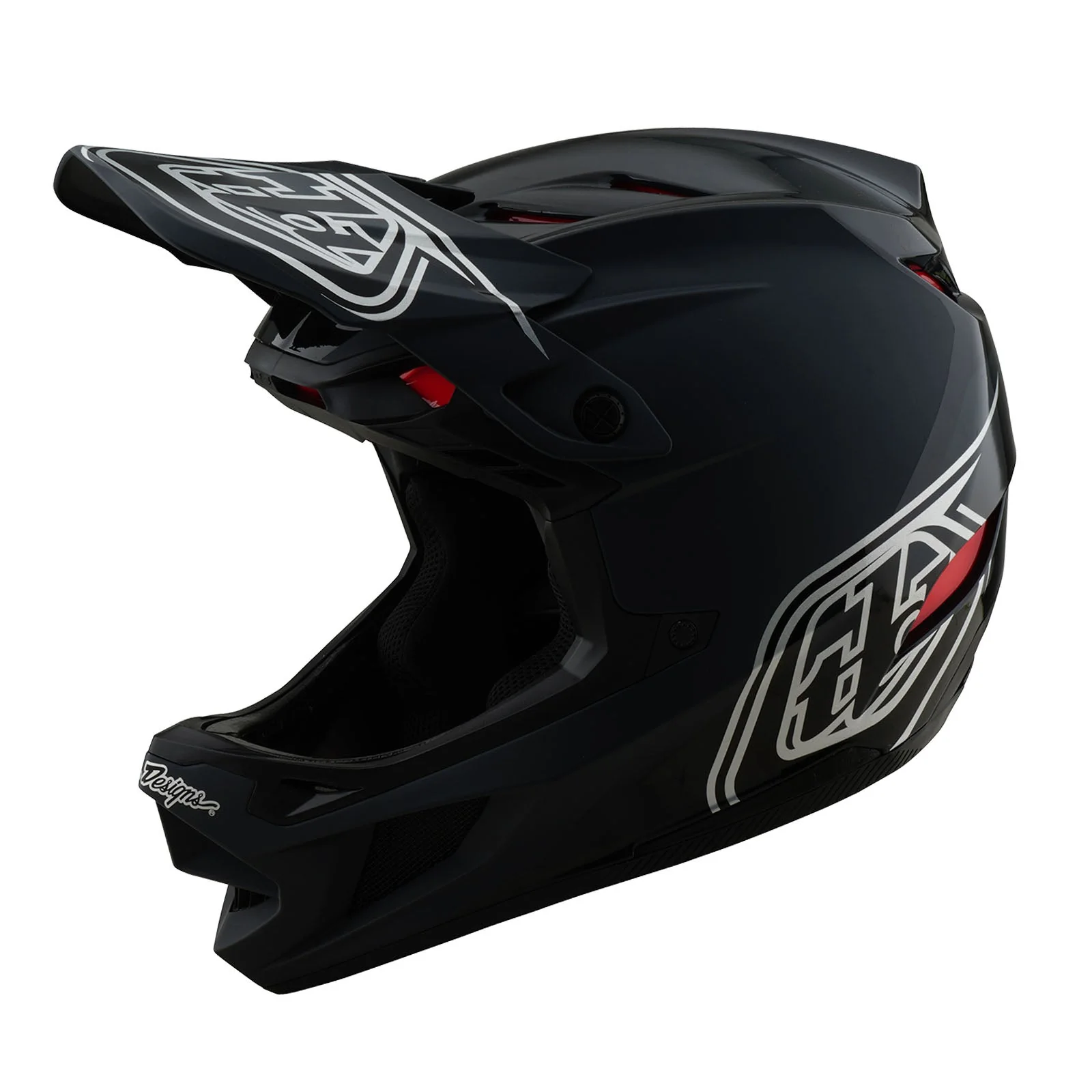 Troy Lee Designs Casco De Bicicleta D4 Polyacrylite Shadow Black - Image 7