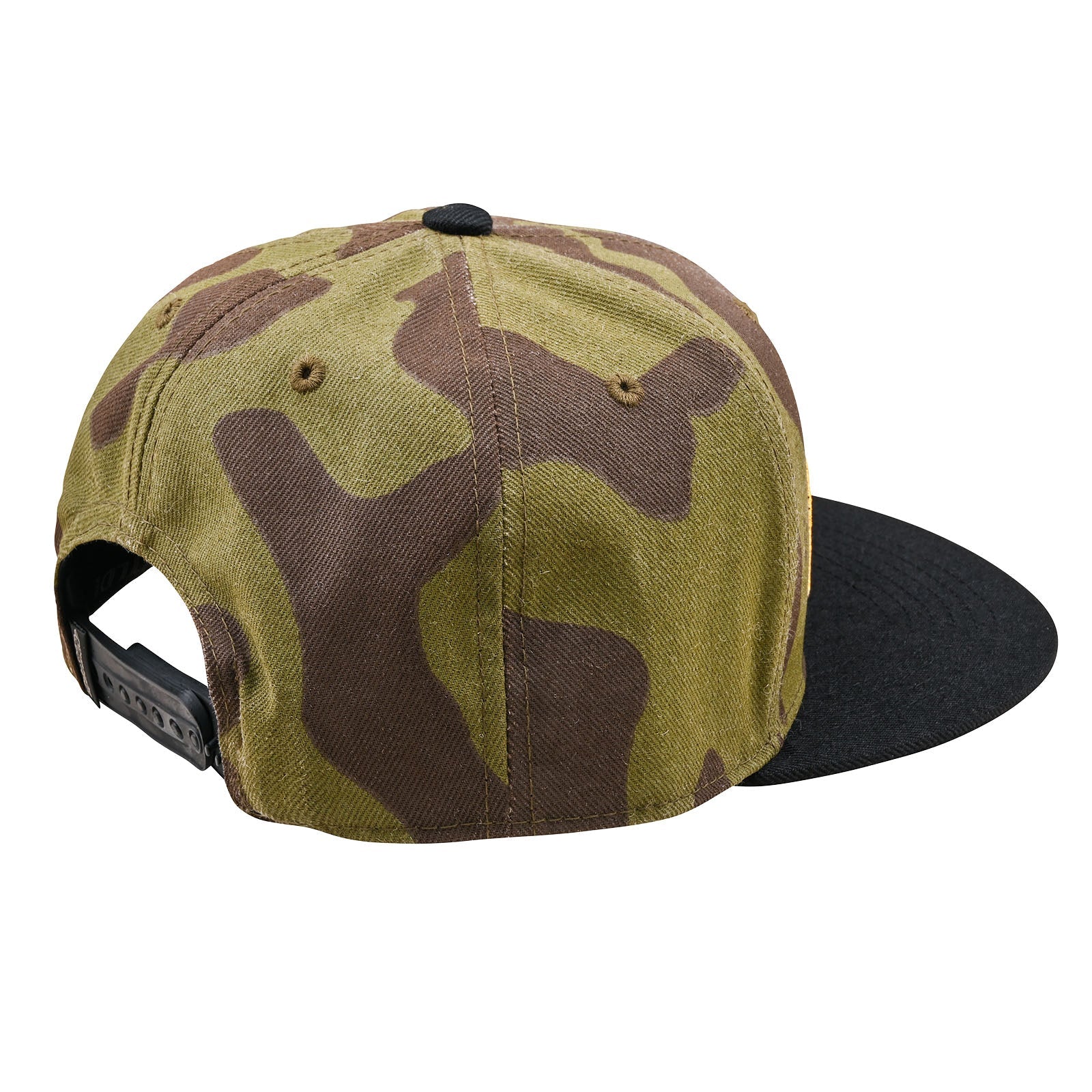 Flat Bill Snapback Fade Out Olive Camo - Image 2