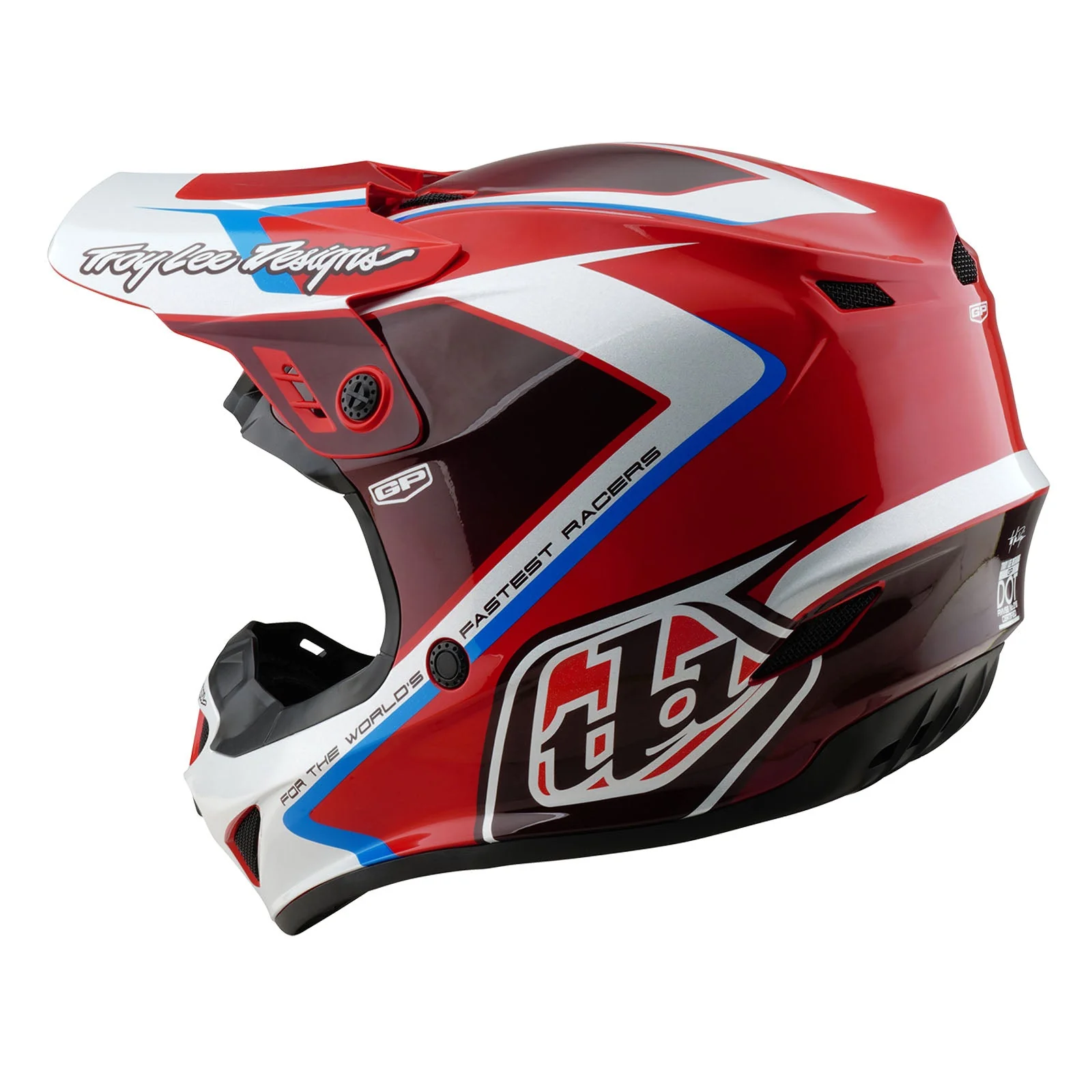 Troy Lee Designs Casco De Moto GP Shutter Rojo - Image 2