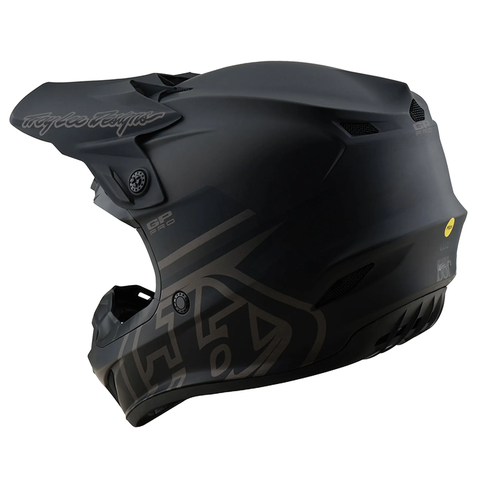 Troy Lee Designs Casco De Moto GP Pro Mono Black - Image 2
