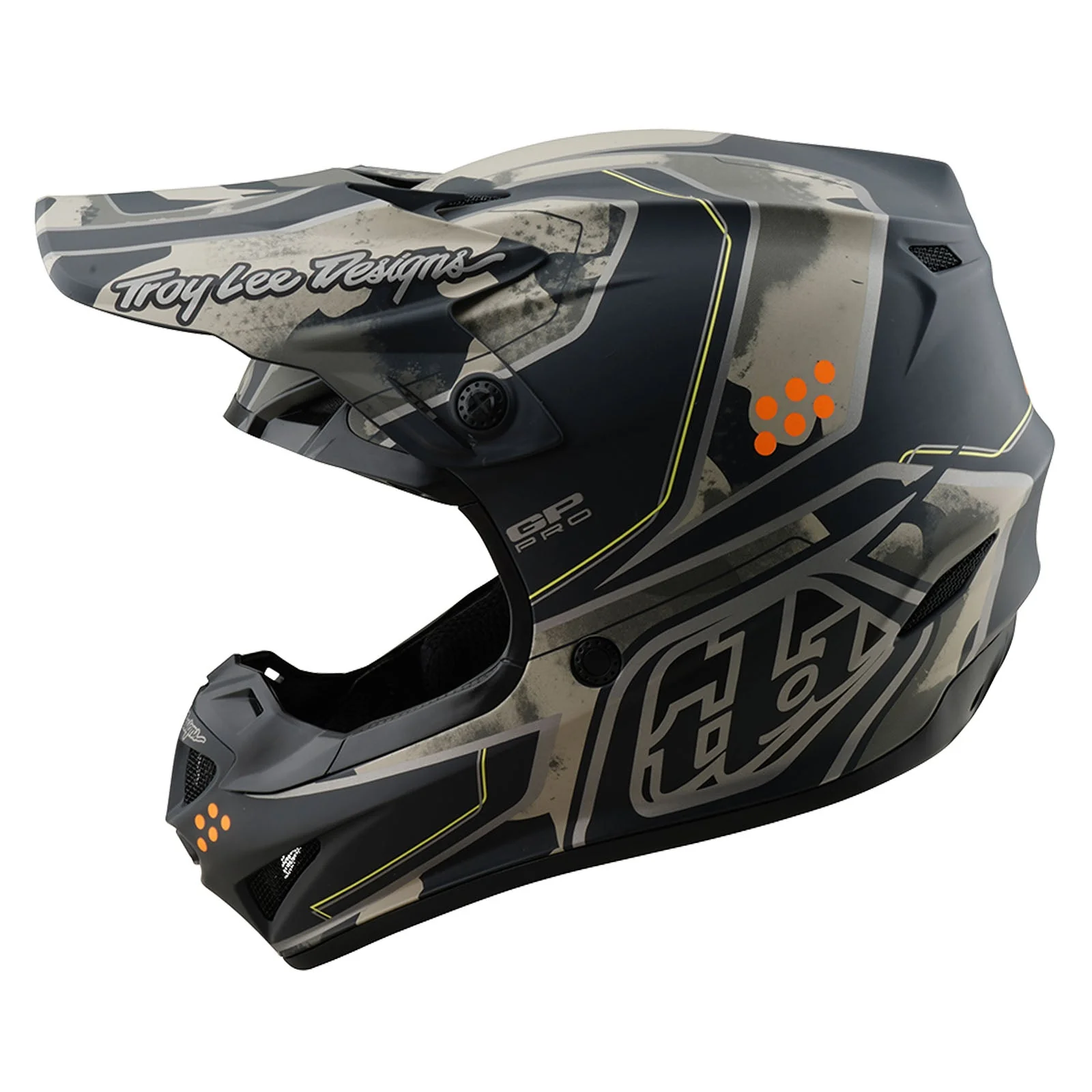 Troy Lee Designs Casco De Moto GP Pro Trooper Negro / Caper
