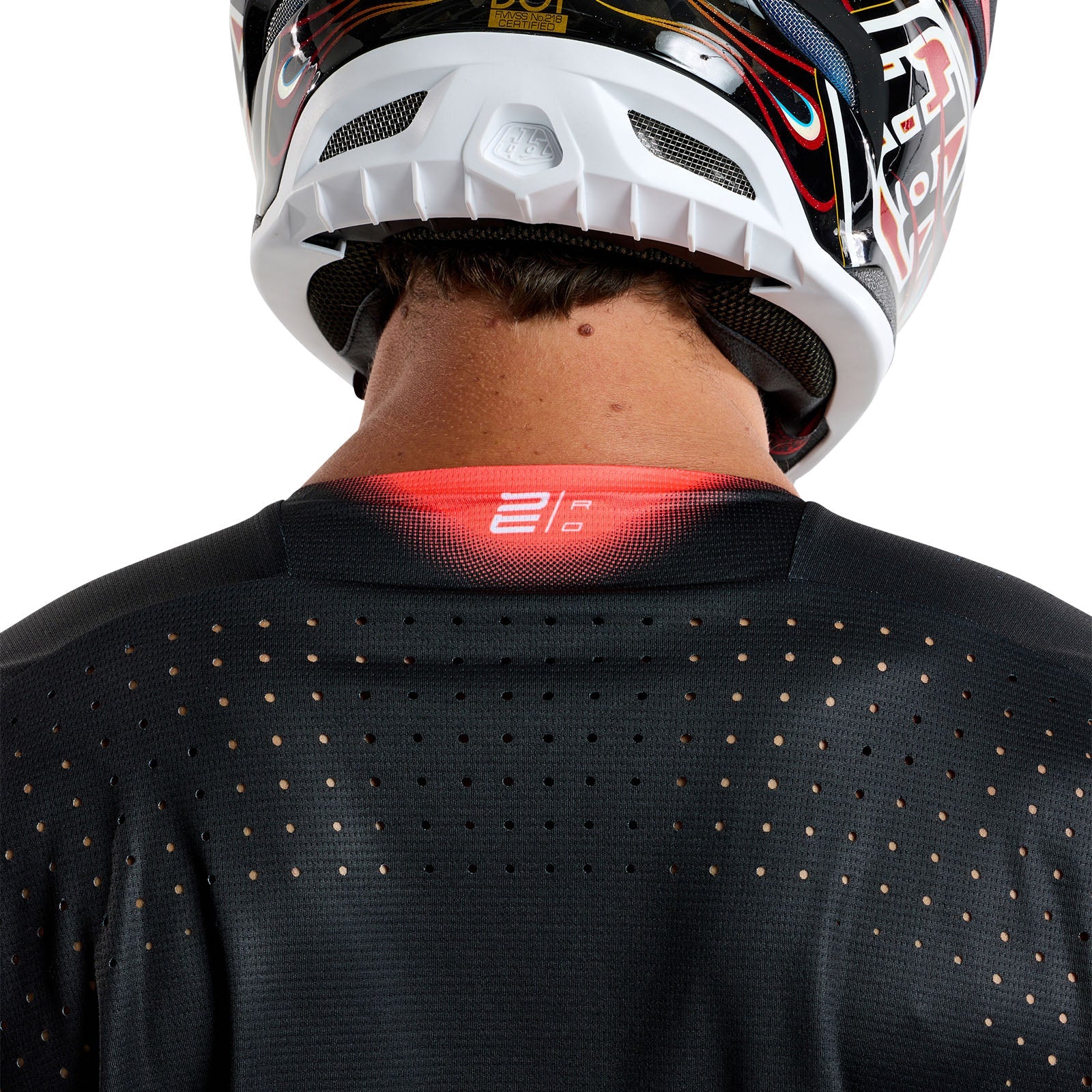 Troy Lee Designs Polera de Moto SE Pro Array Infra Roja / Negra - Image 16