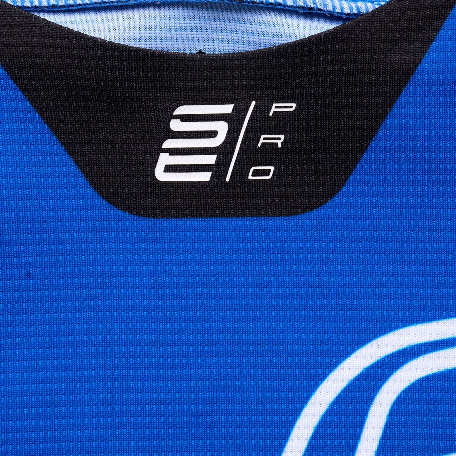 Troy Lee Designs Polera de Moto SE Pro Blotted Bright Azul - Image 5