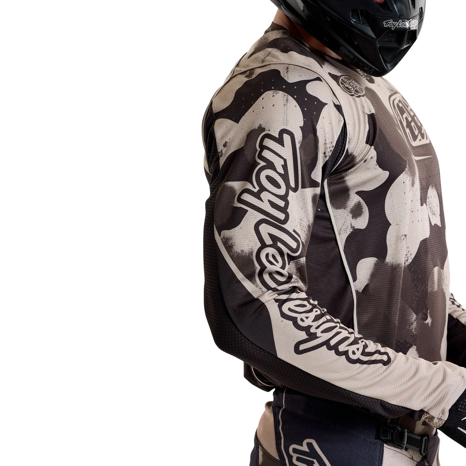 Troy Lee Designs Polera de Moto SE Pro Blotted Phantom / Taupe - Image 17