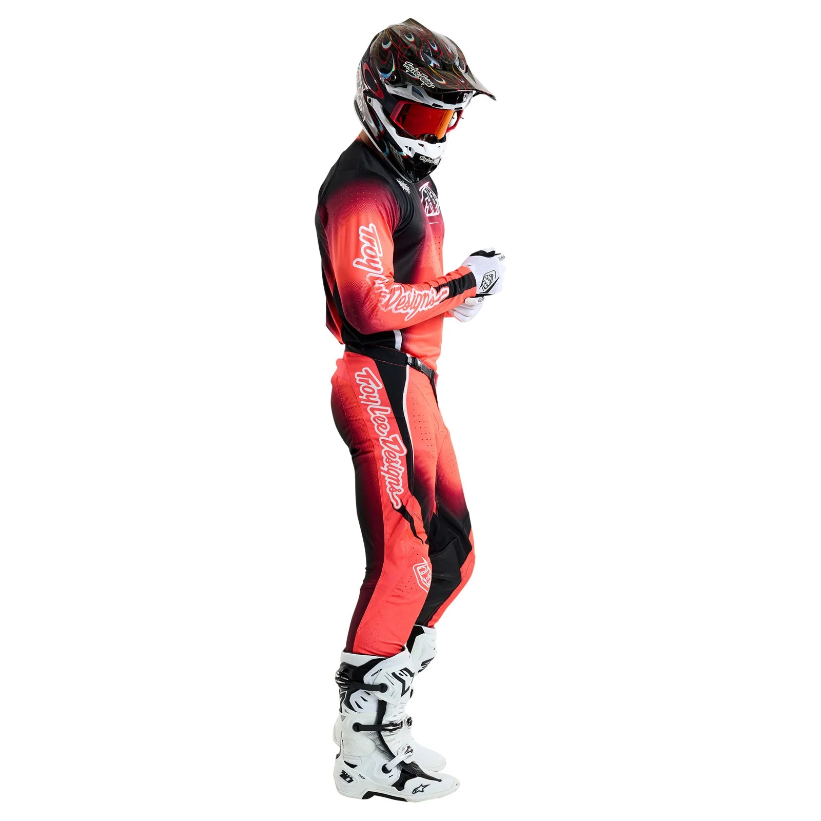 Troy Lee Designs Pantalones SE Pro Array Infra Rojo / Negro - Image 13