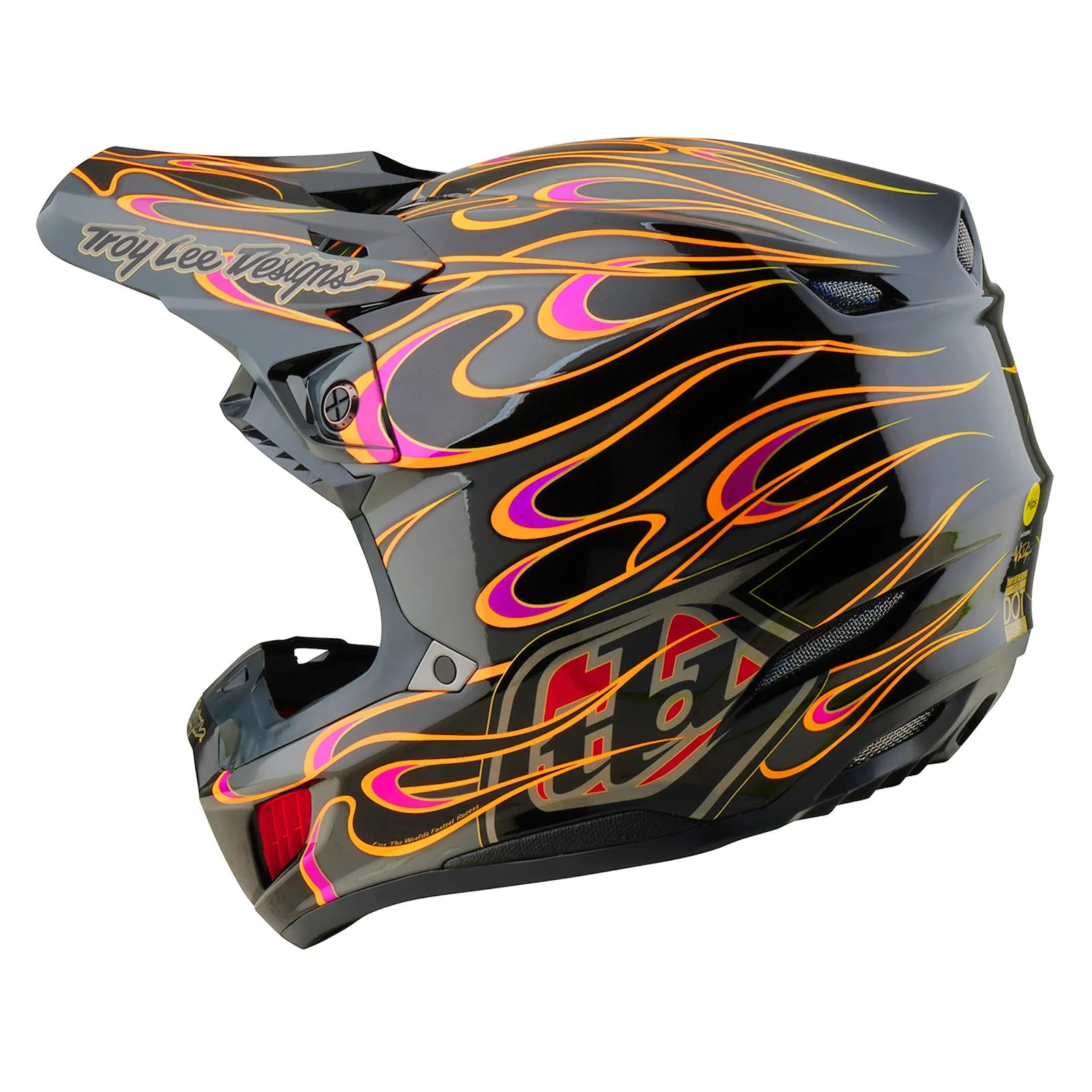 Troy Lee Designs Casco SE5 Composite Torched Negro/Gris - Image 2