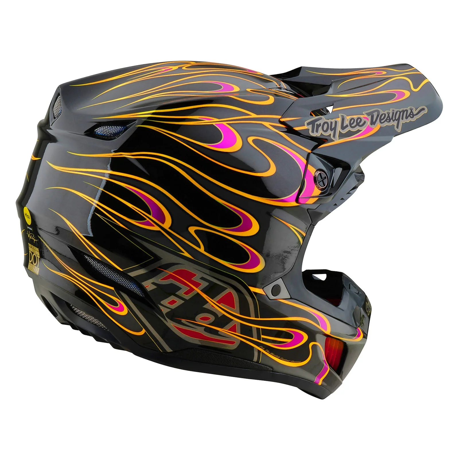 Troy Lee Designs Casco SE5 Composite Torched Negro/Gris - Image 4