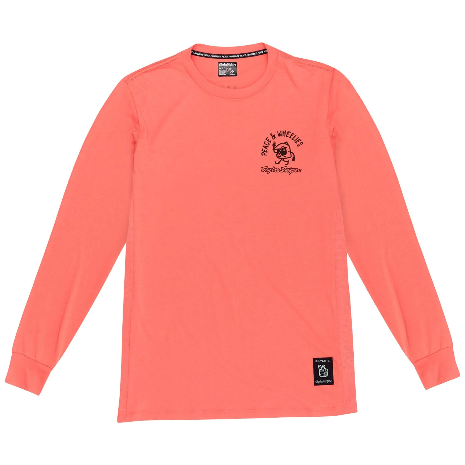 Troy Lee Designs Polera de Bicicleta Skyline Ride Tee P&W Melon