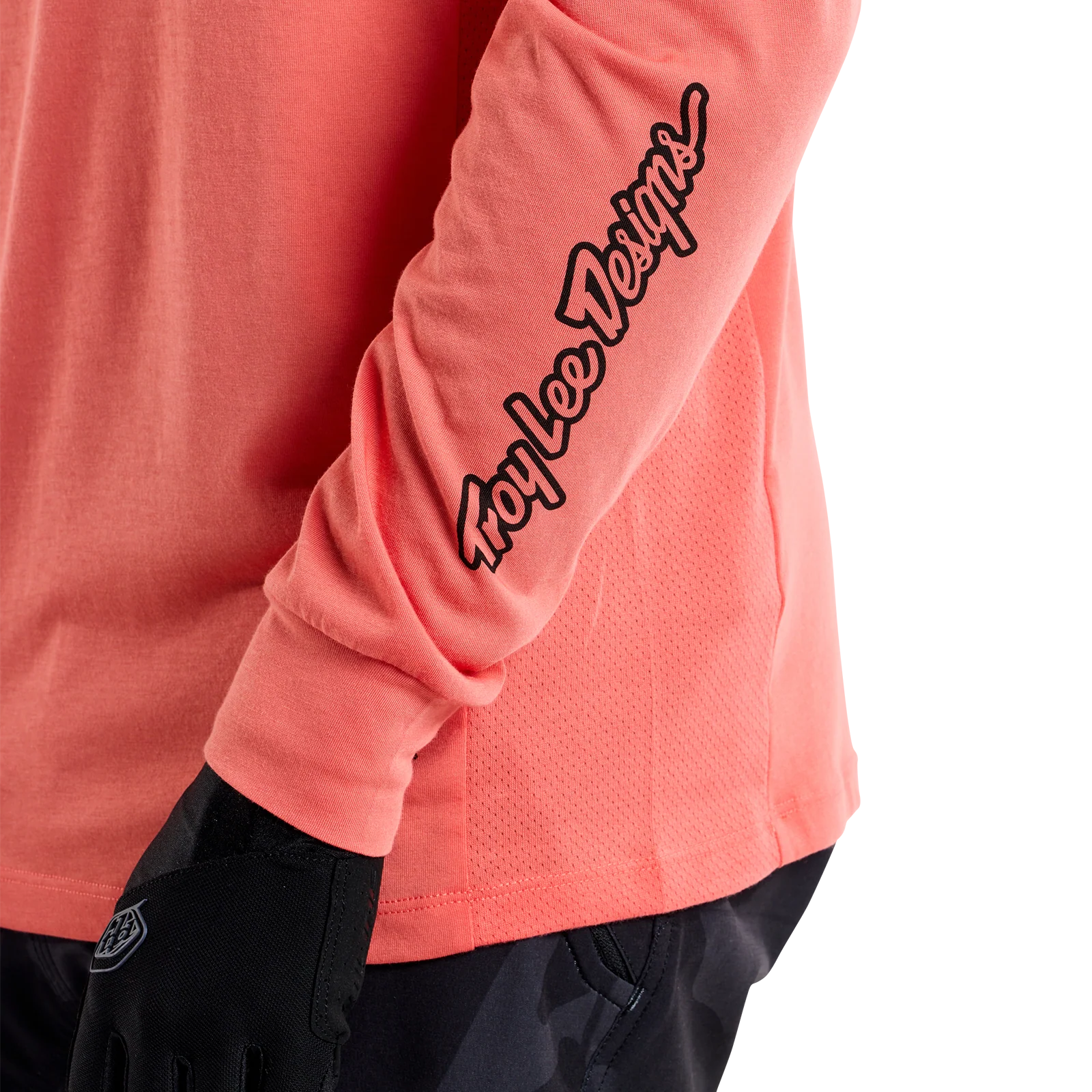Troy Lee Designs Polera de Bicicleta Skyline Ride Tee P&W Melon - Image 14
