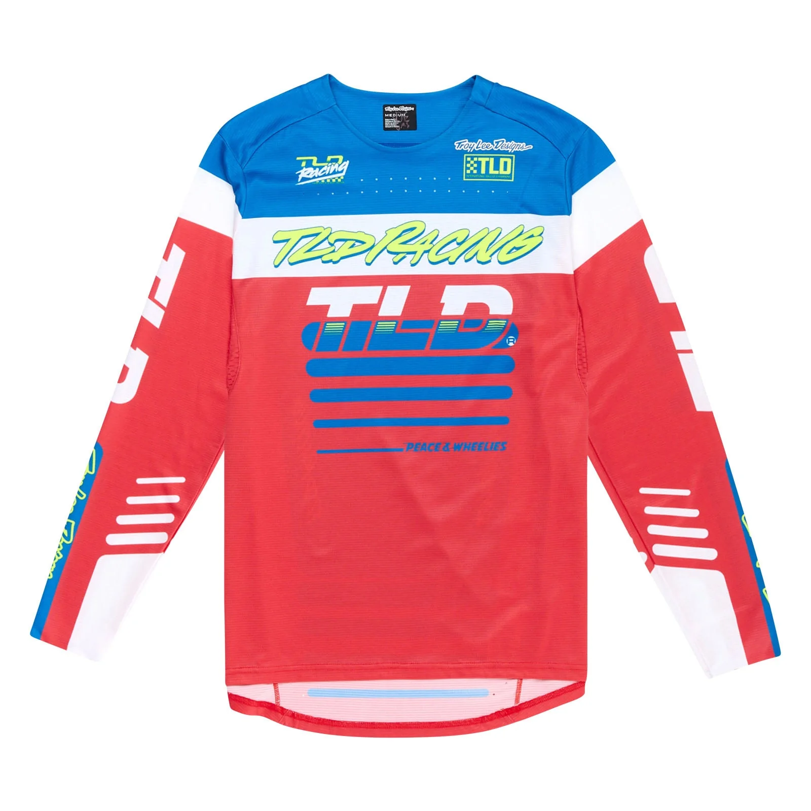 Troy Lee Designs Polera de Bicicleta Fifty-50 Fiery Roja