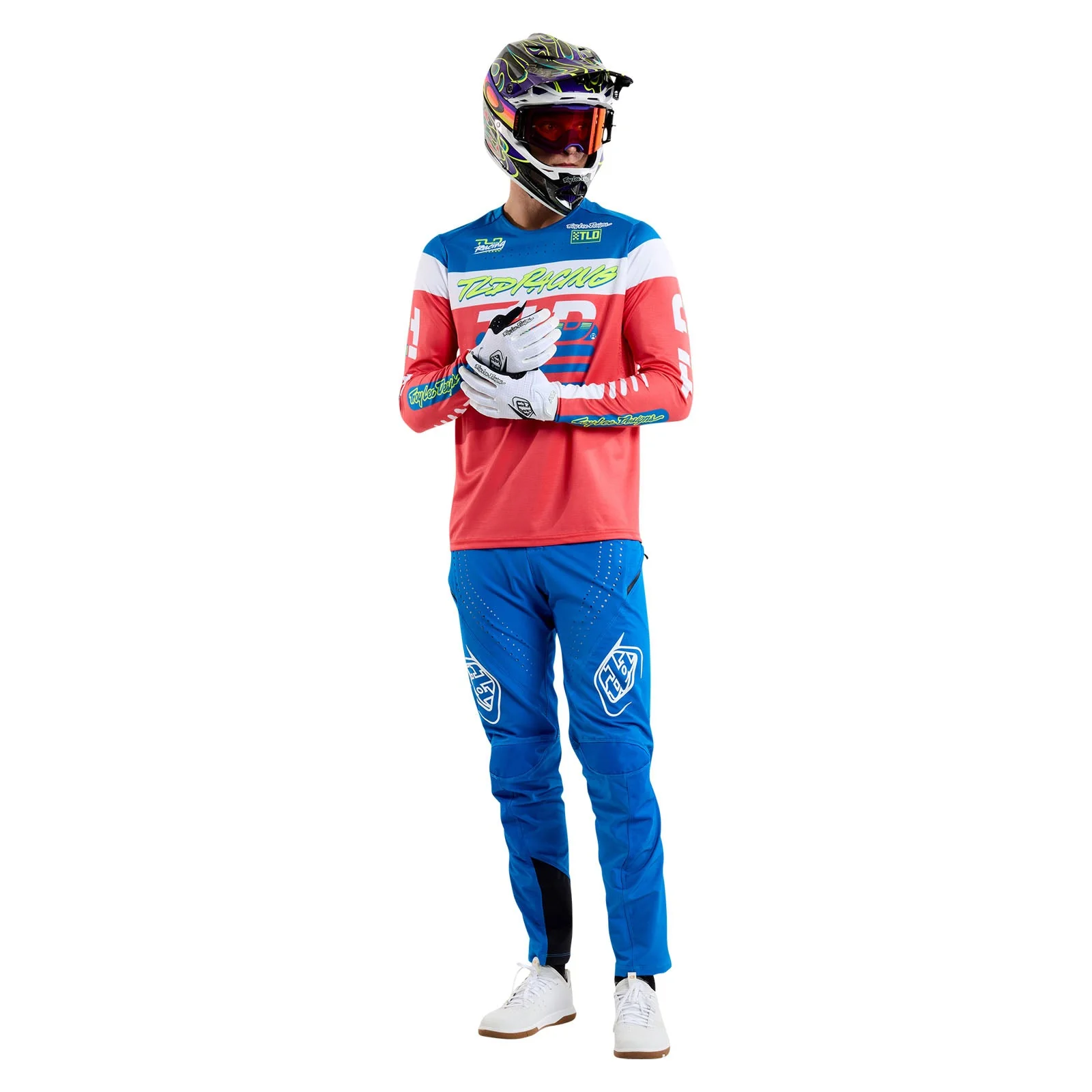 Troy Lee Designs Polera de Bicicleta Fifty-50 Fiery Roja - Image 10