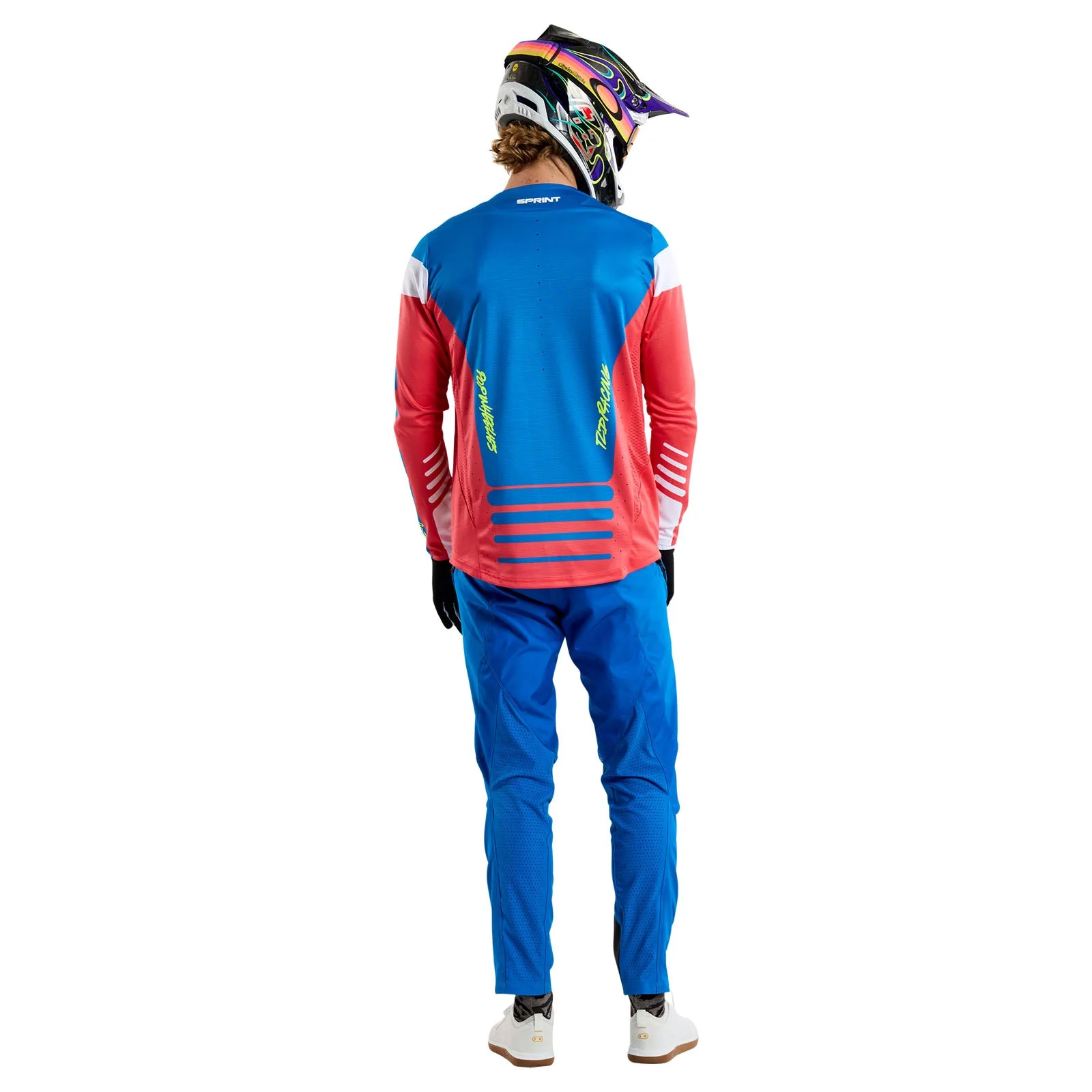 Troy Lee Designs Polera de Bicicleta Fifty-50 Fiery Roja - Image 12