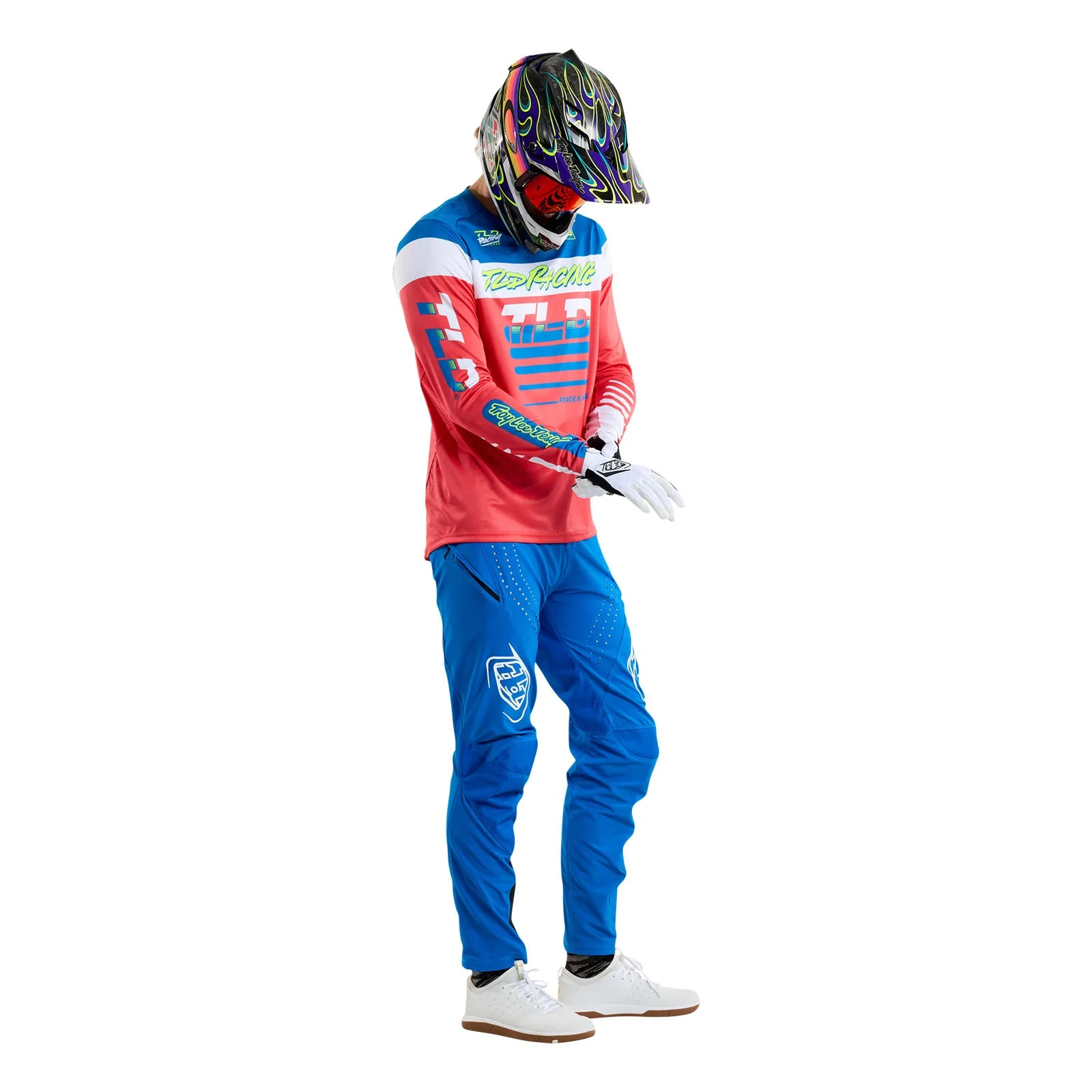Troy Lee Designs Polera de Bicicleta Fifty-50 Fiery Roja - Image 13