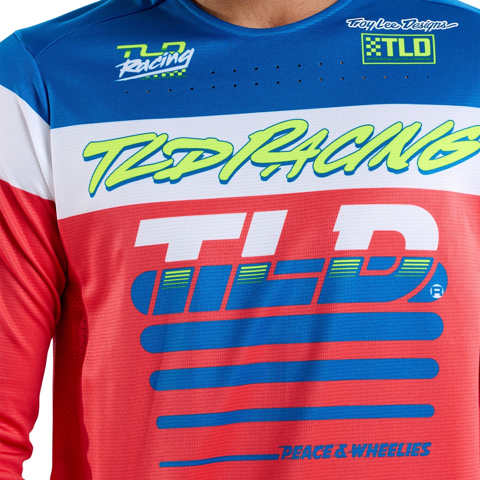 Troy Lee Designs Polera de Bicicleta Fifty-50 Fiery Roja - Image 14
