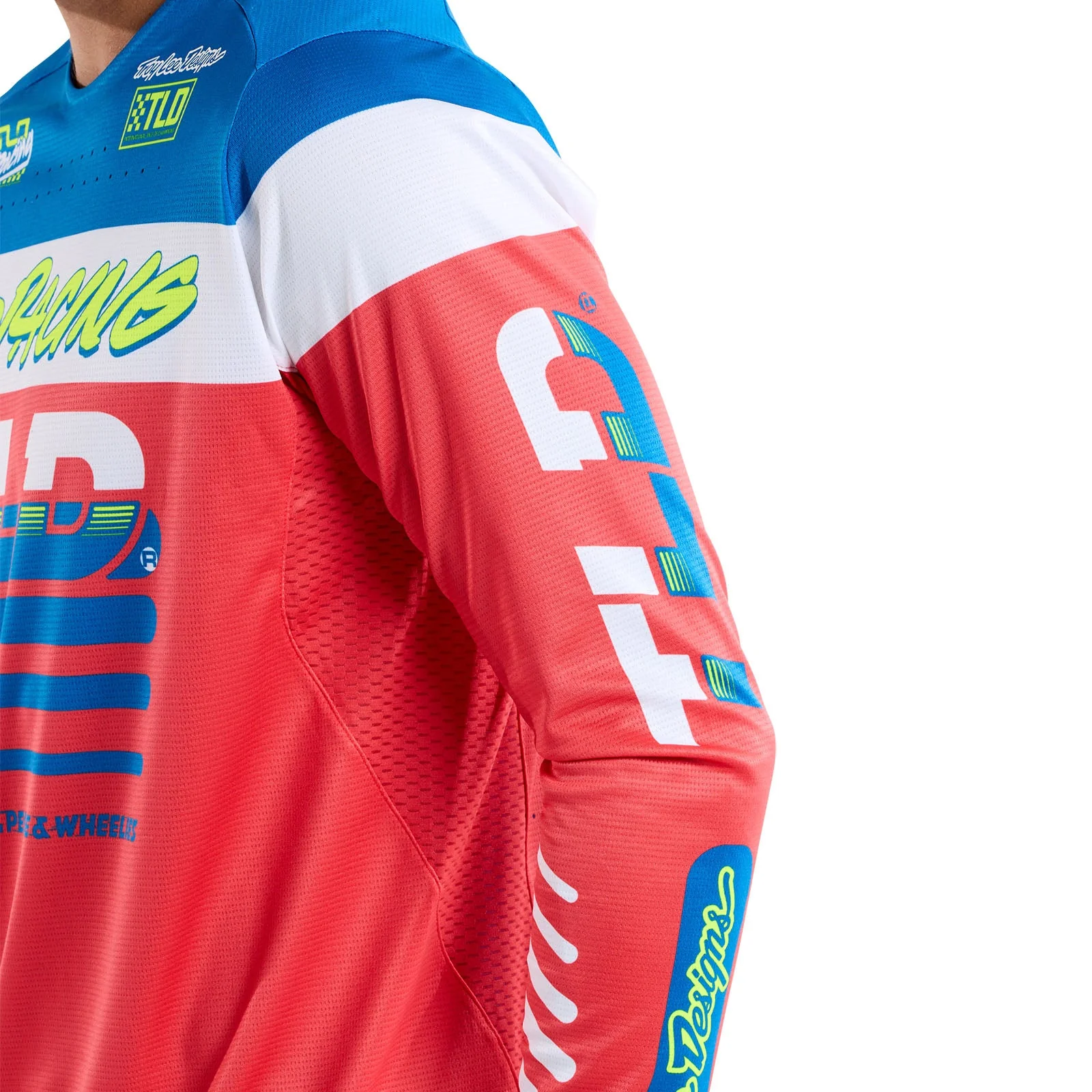 Troy Lee Designs Polera de Bicicleta Fifty-50 Fiery Roja - Image 15