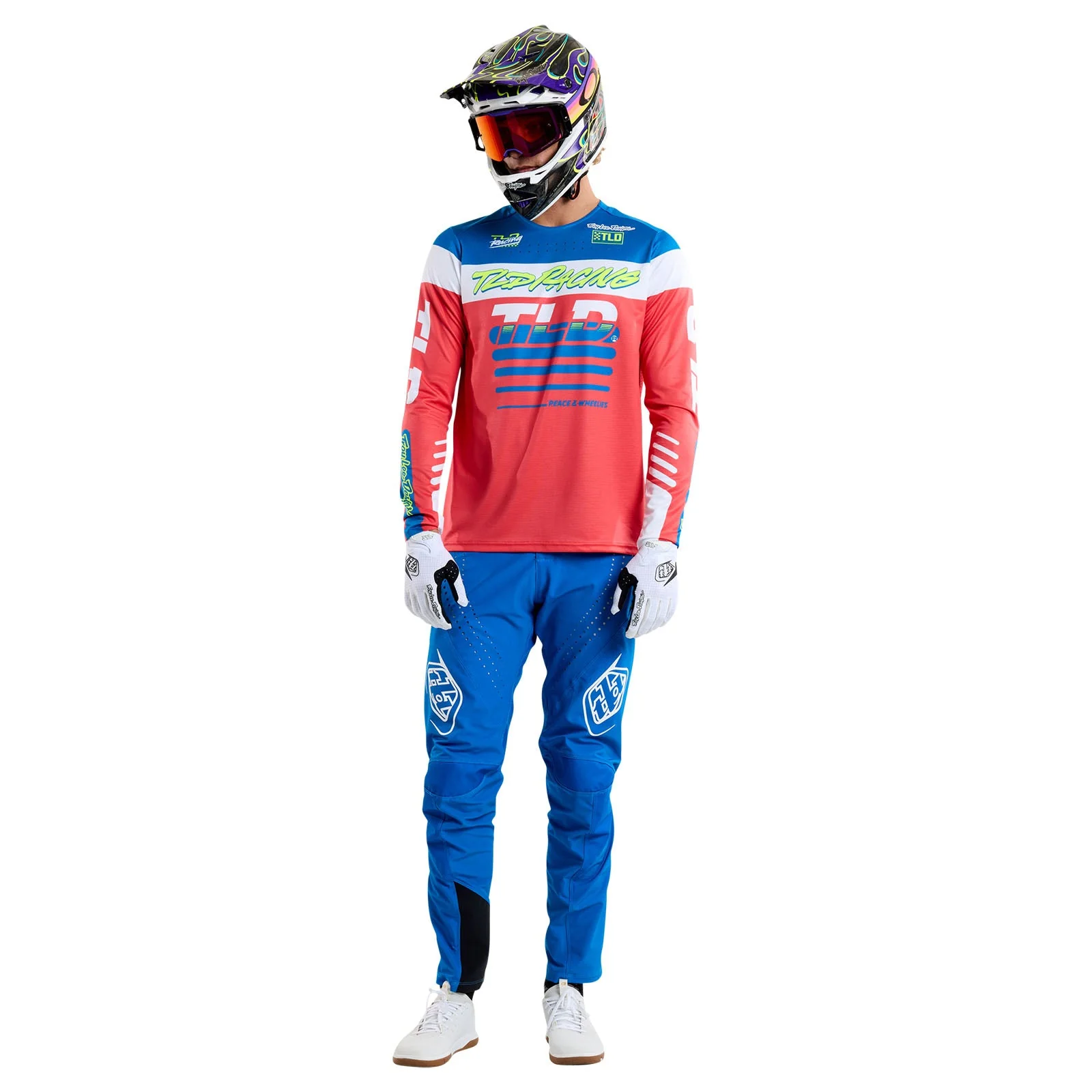 Troy Lee Designs Polera de Bicicleta Fifty-50 Fiery Roja - Image 7