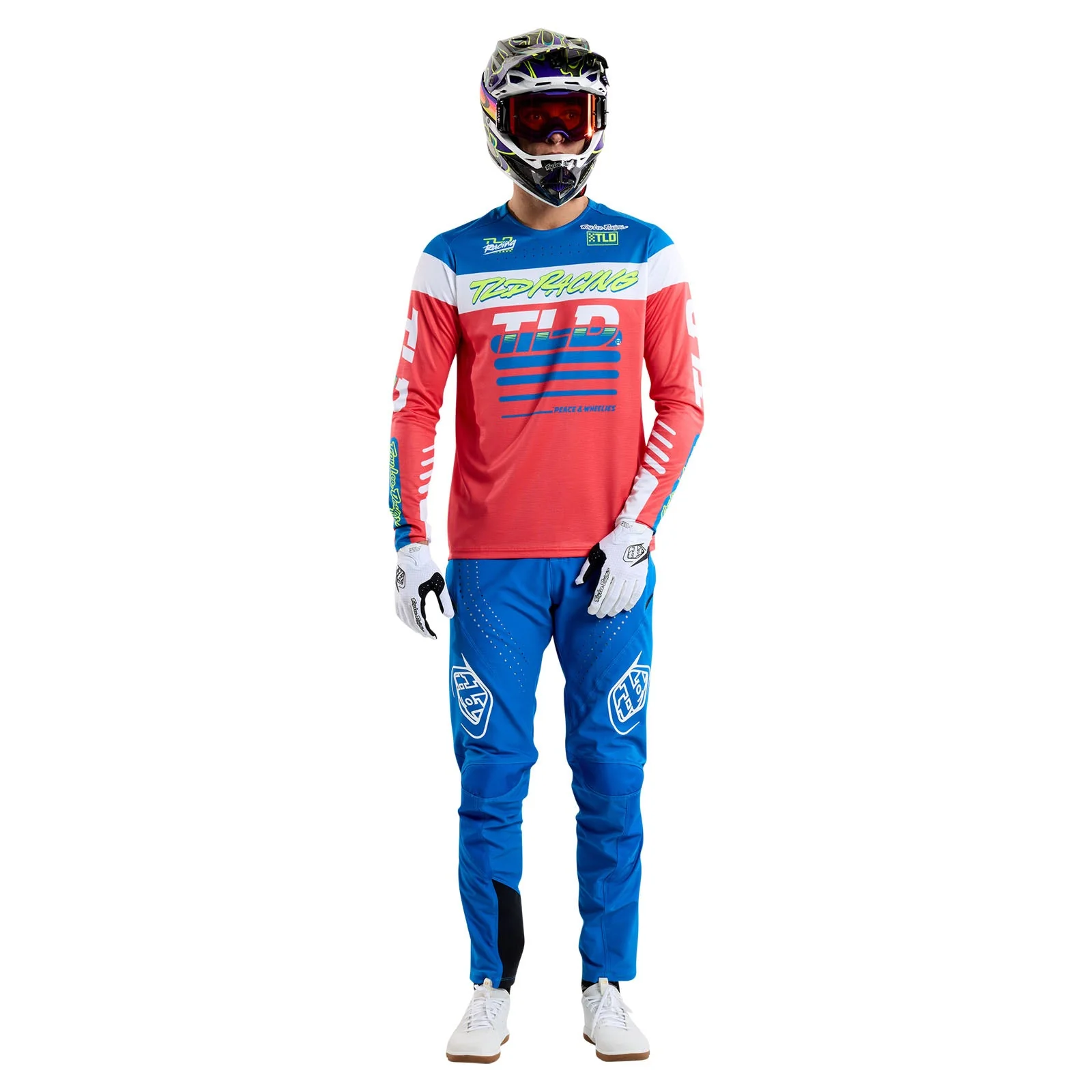 Troy Lee Designs Polera de Bicicleta Fifty-50 Fiery Roja - Image 8
