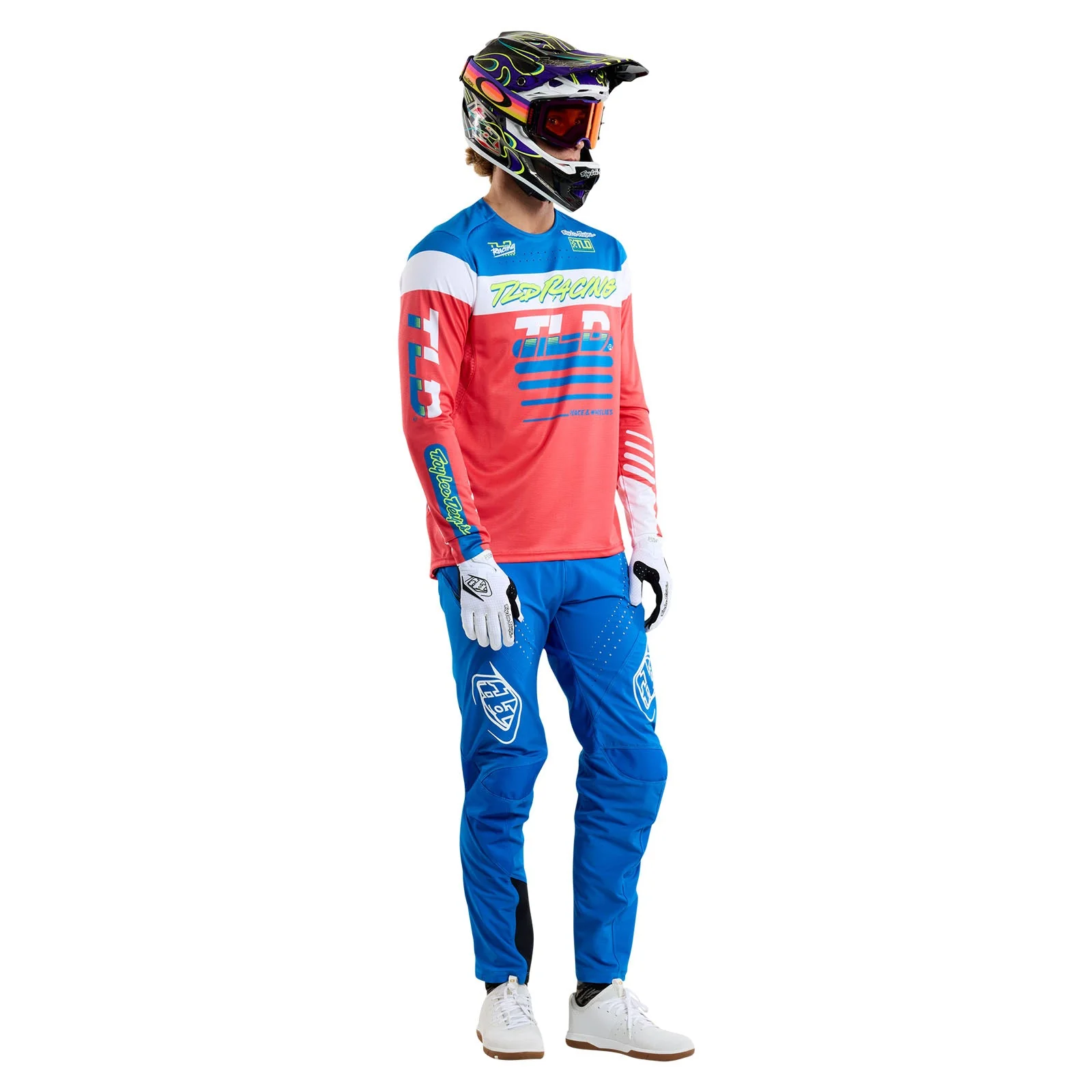 Troy Lee Designs Polera de Bicicleta Fifty-50 Fiery Roja - Image 9